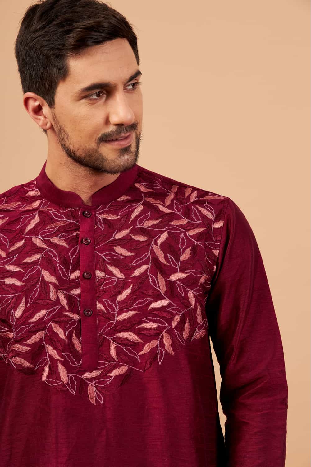 Leafy Motif Kurta