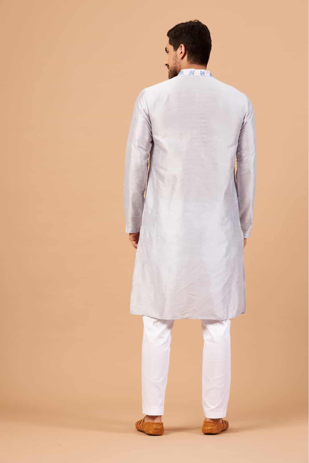 Manatee Basik Kurta Cadet Grey Coloured