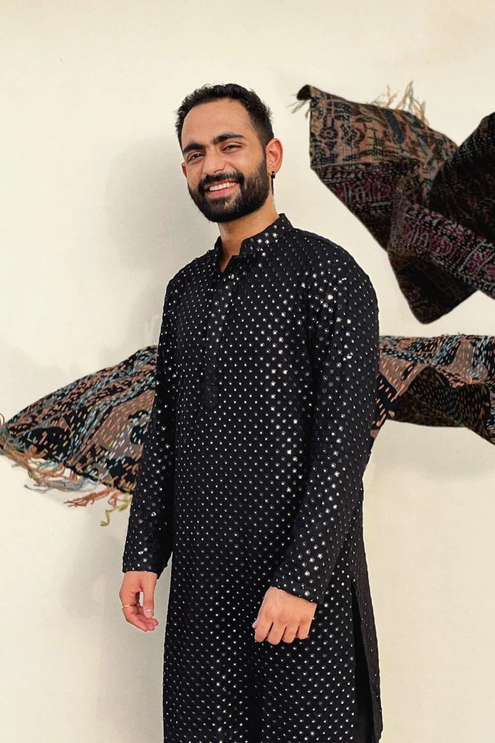 Black Mirror Work Kurta