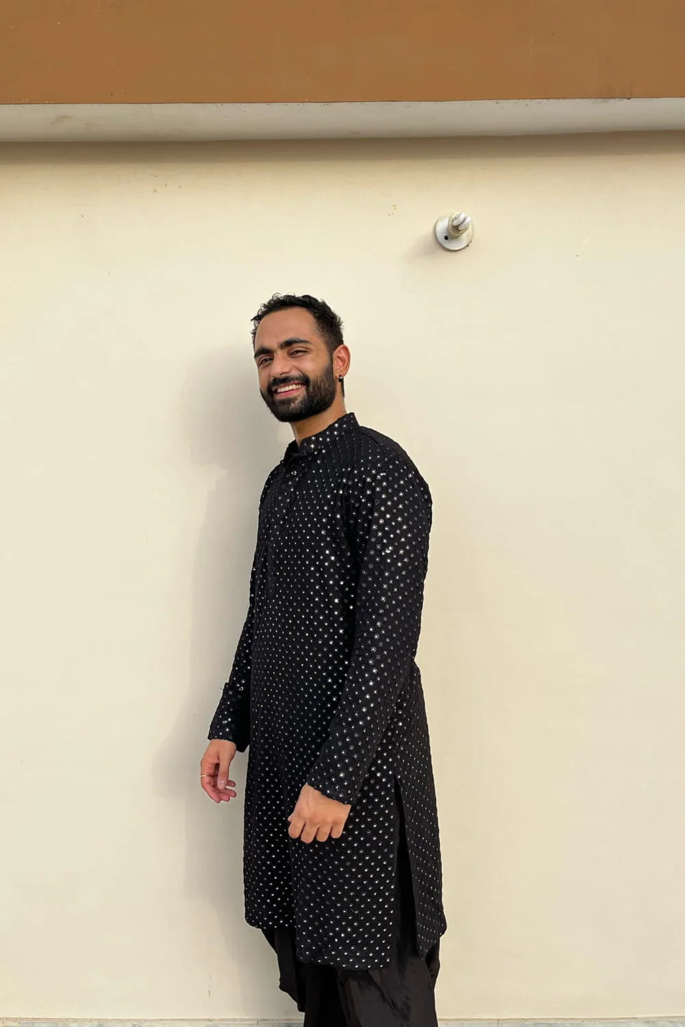 Black Mirror Work Kurta