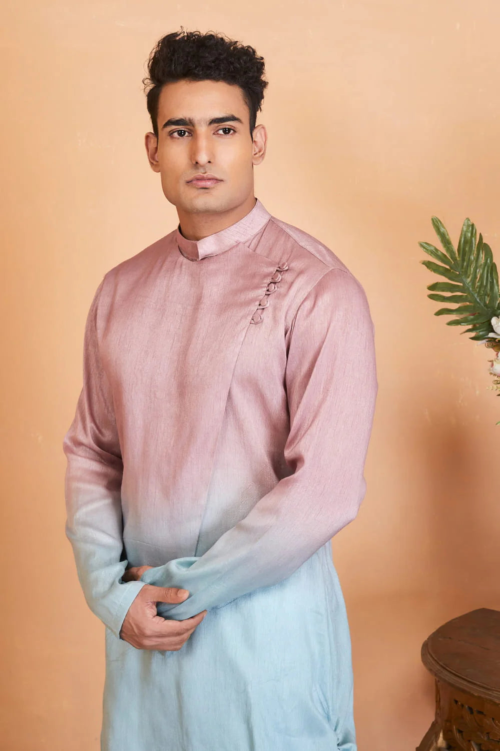 Glidden Ombre Kurta with Flap