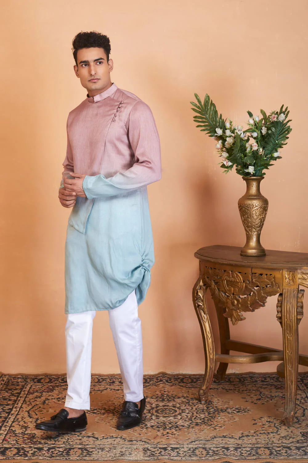 Glidden Ombre Kurta with Flap