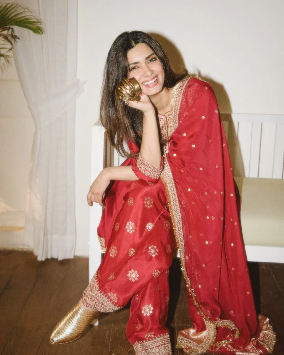Diana Penty in Misha Farshi Set