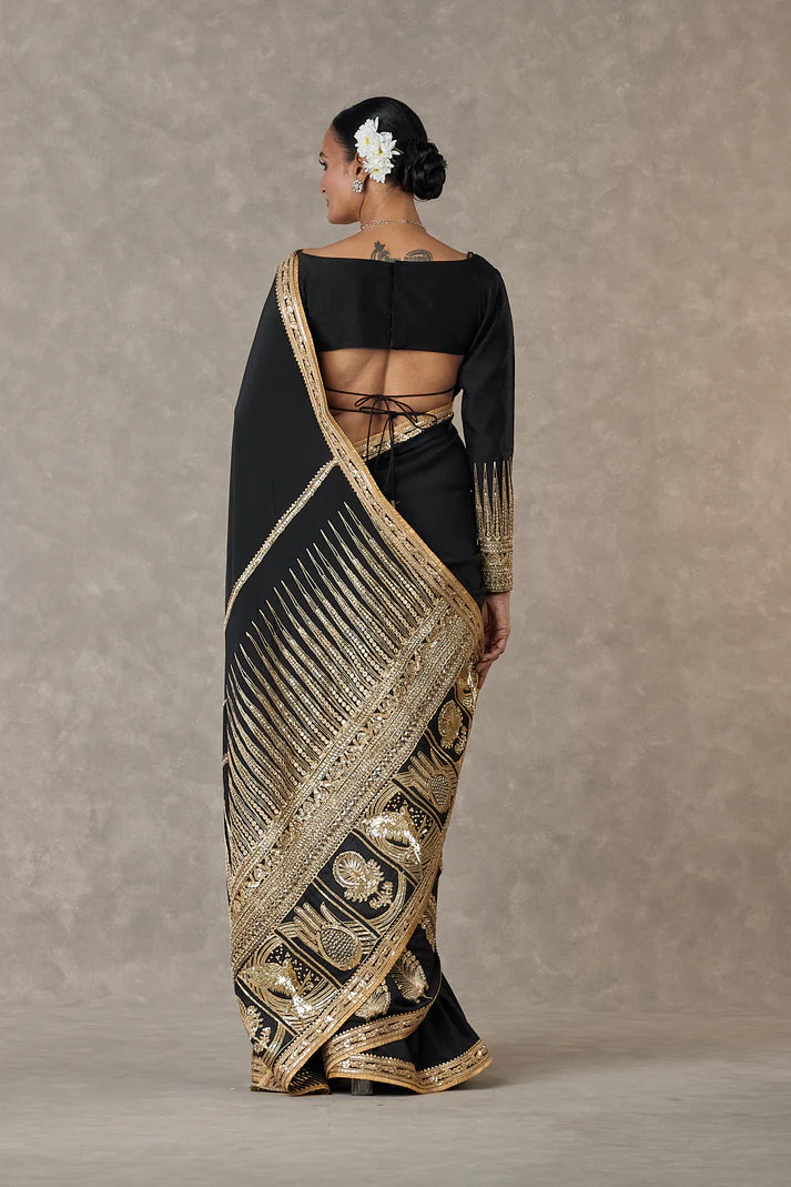Black 'Son-Patti' Saree 2