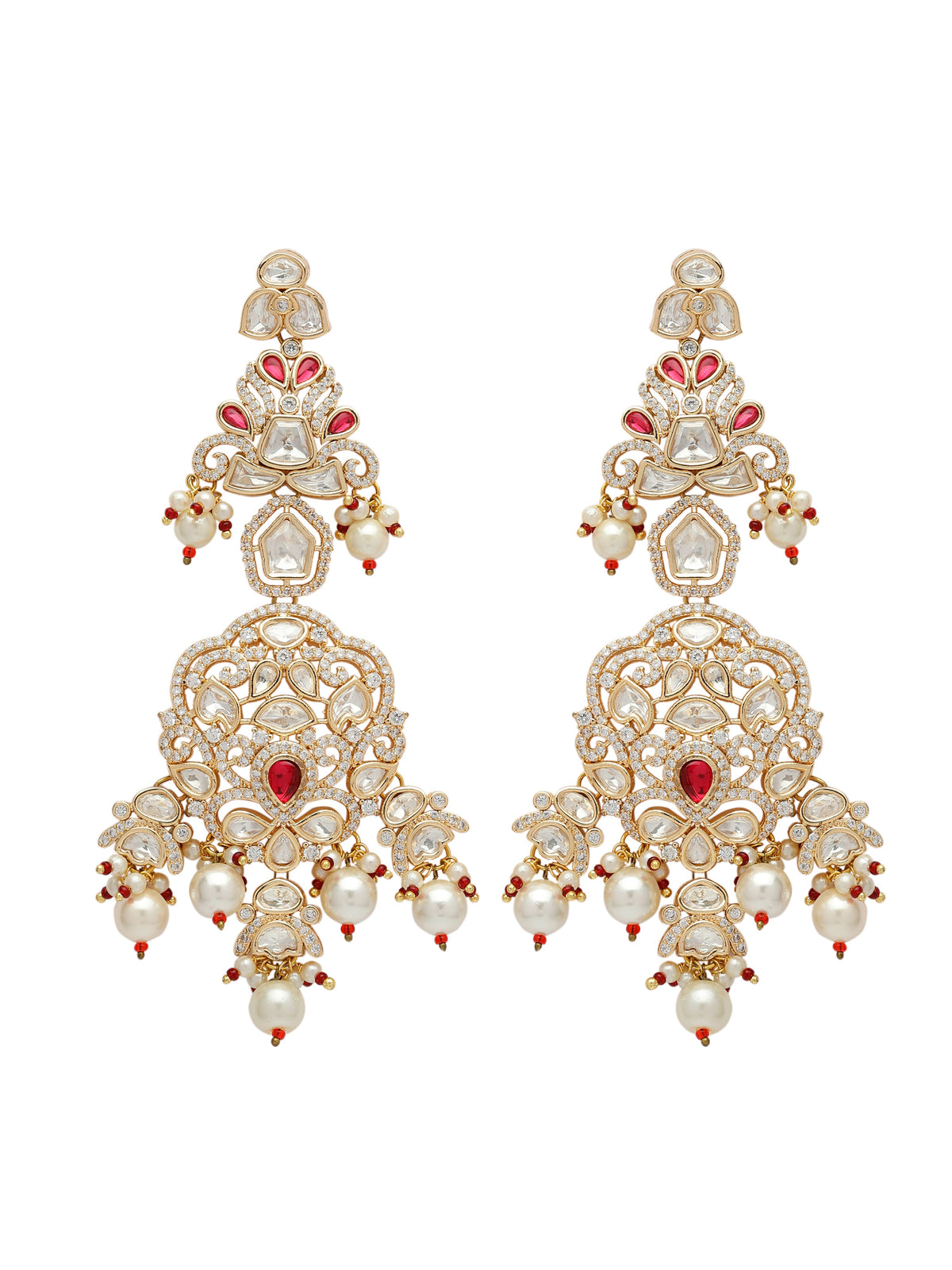 Xago Raktamukta Earrings Brass 22K Gold Plated XAGO Luxe