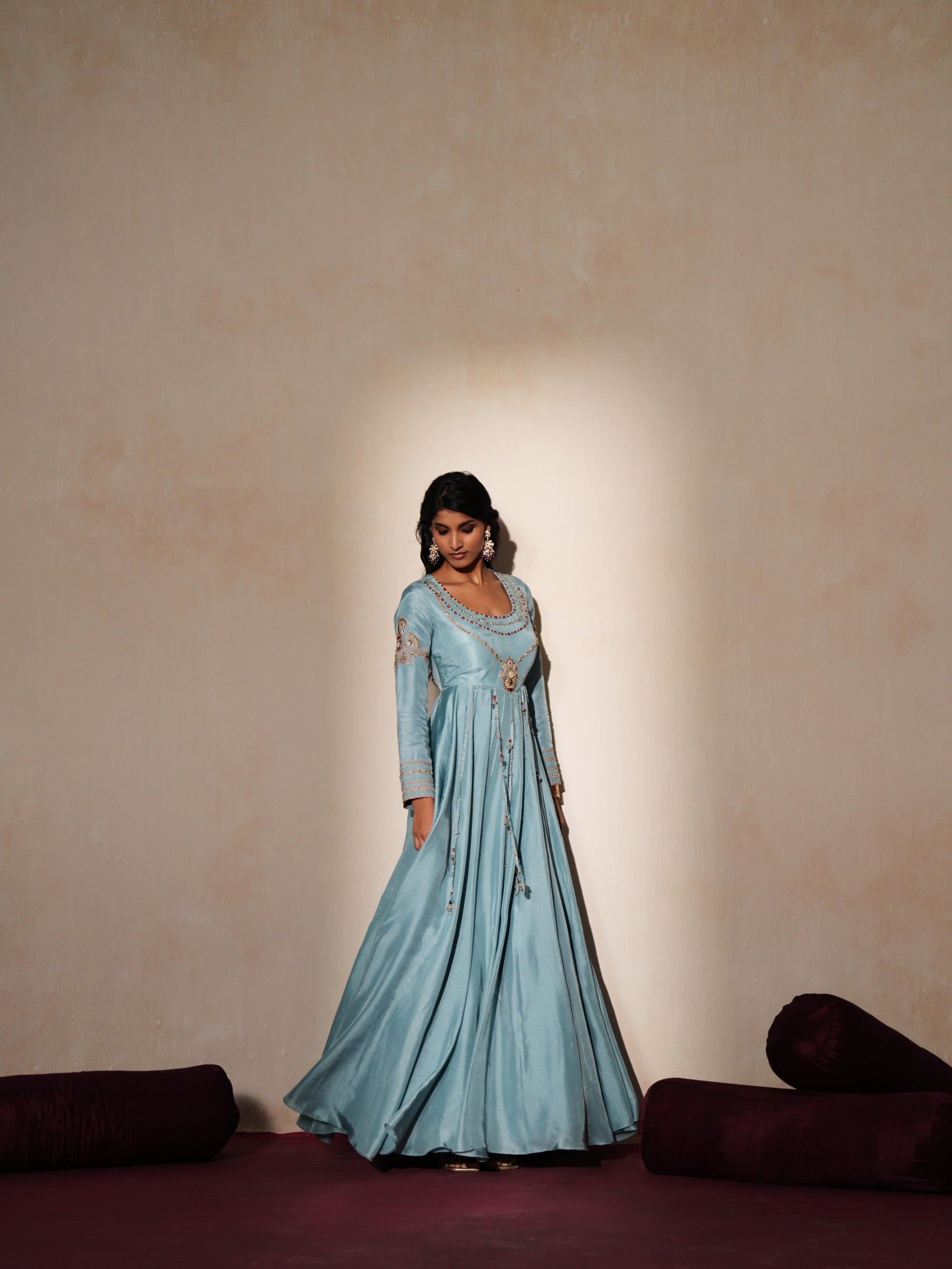 Surahi Anarkali gown