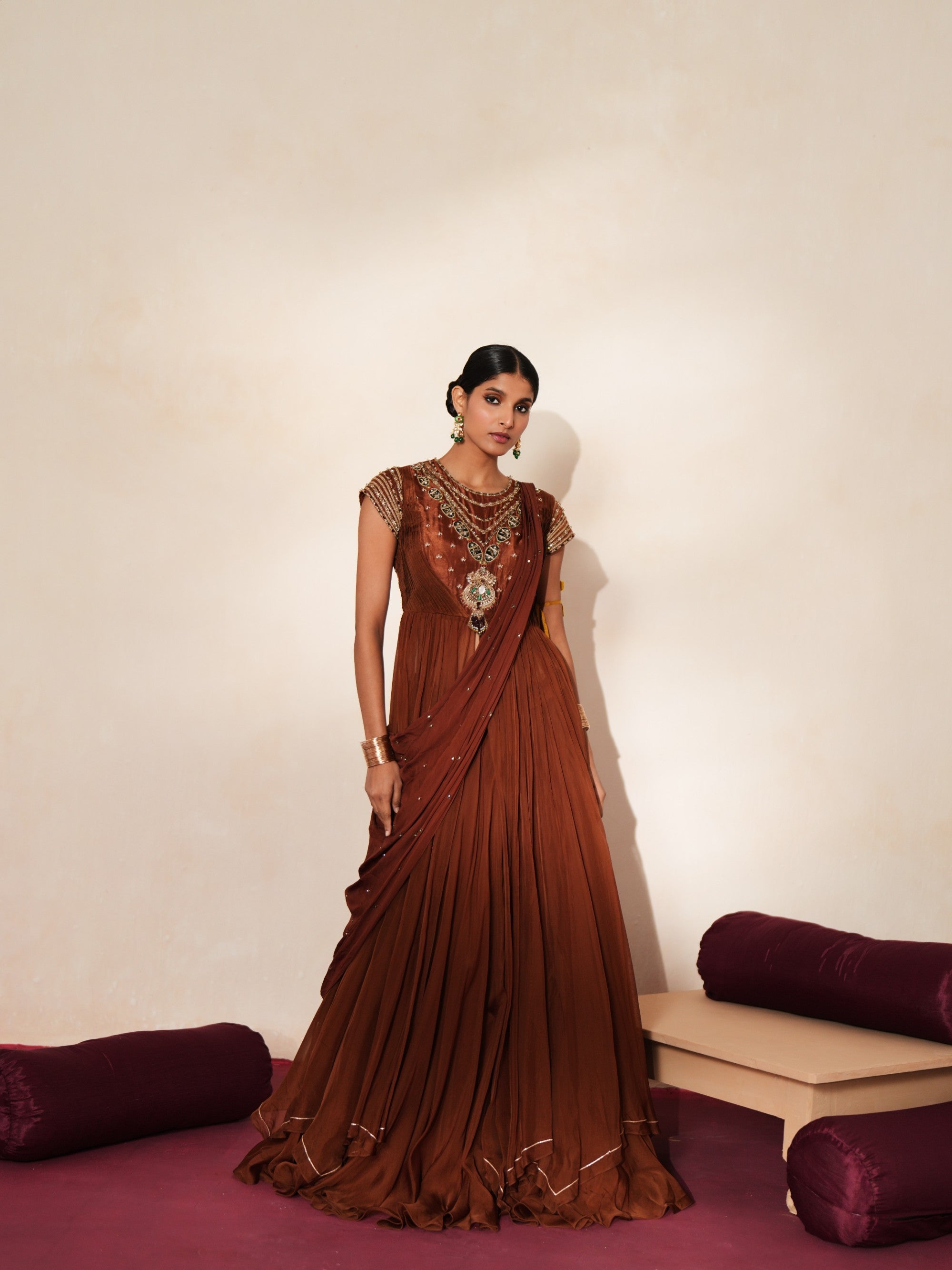 Mehfil Anarkali skirt set