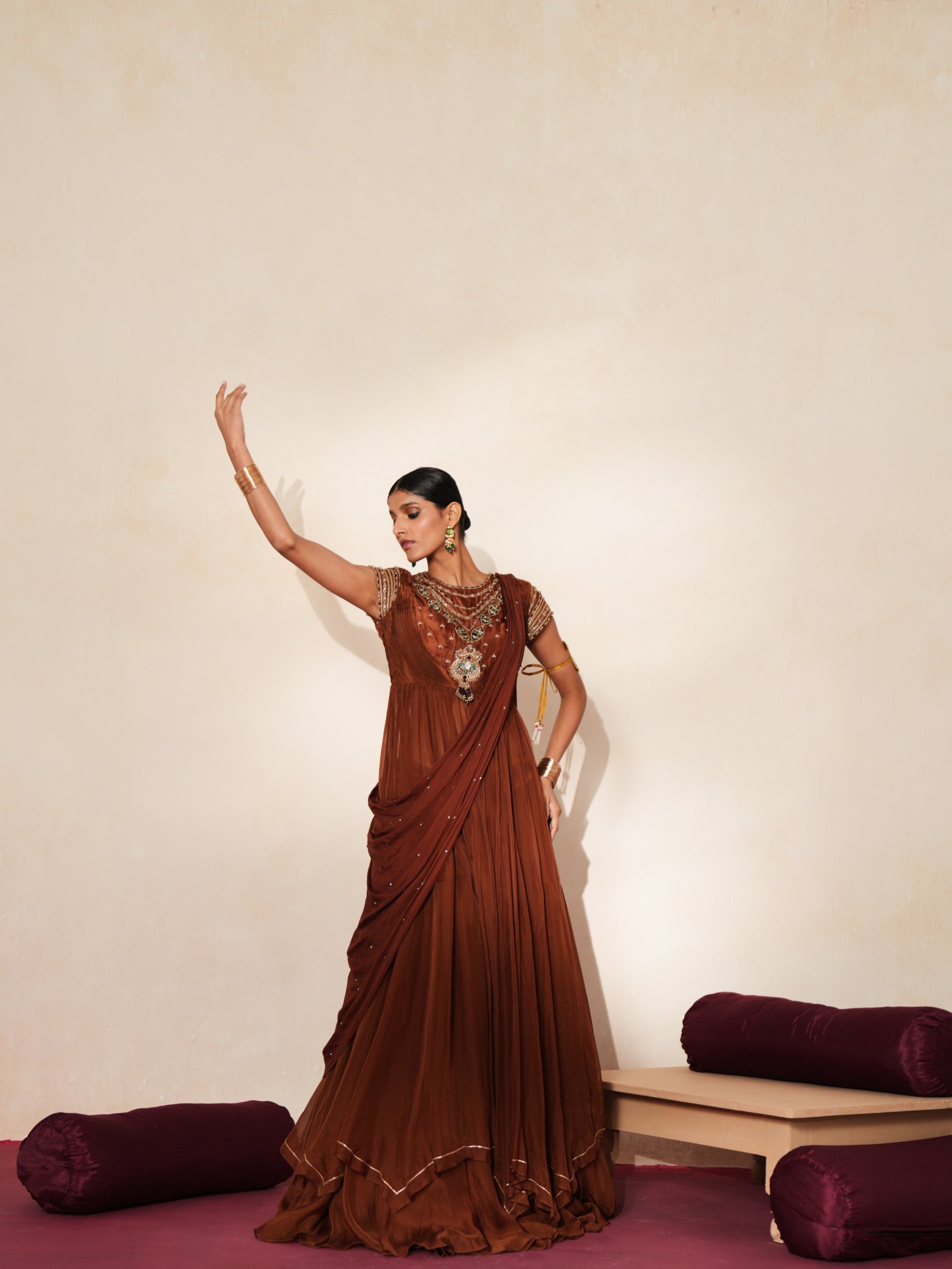 Mehfil Anarkali skirt set