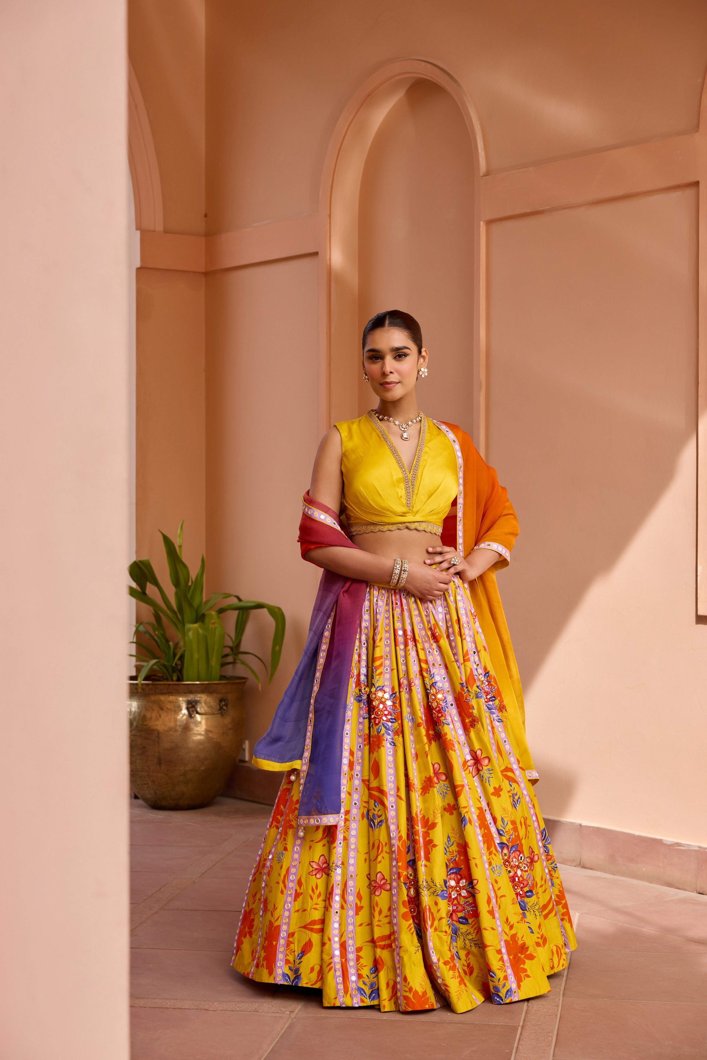 Khushrang  lehenga set