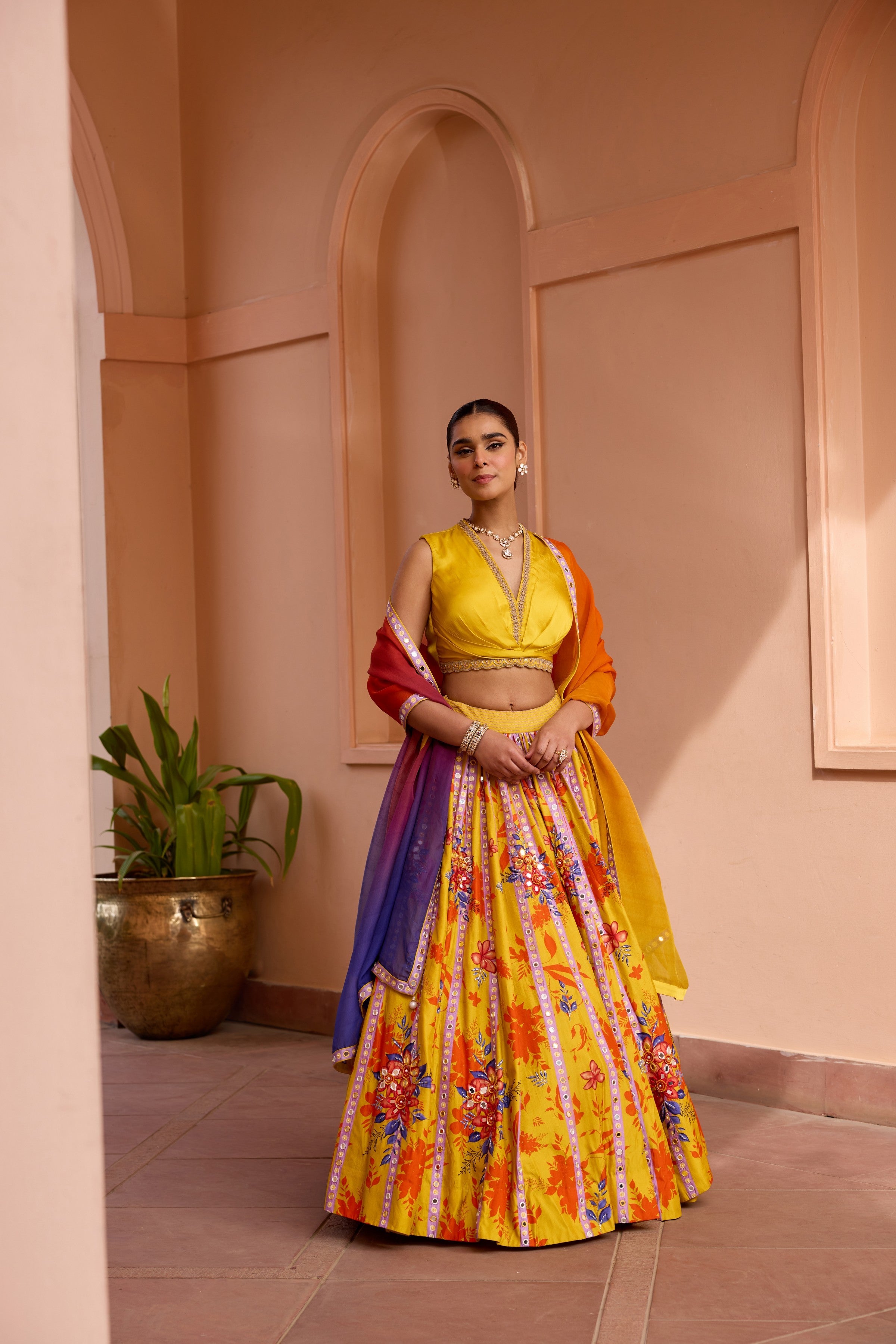 Khushrang  lehenga set