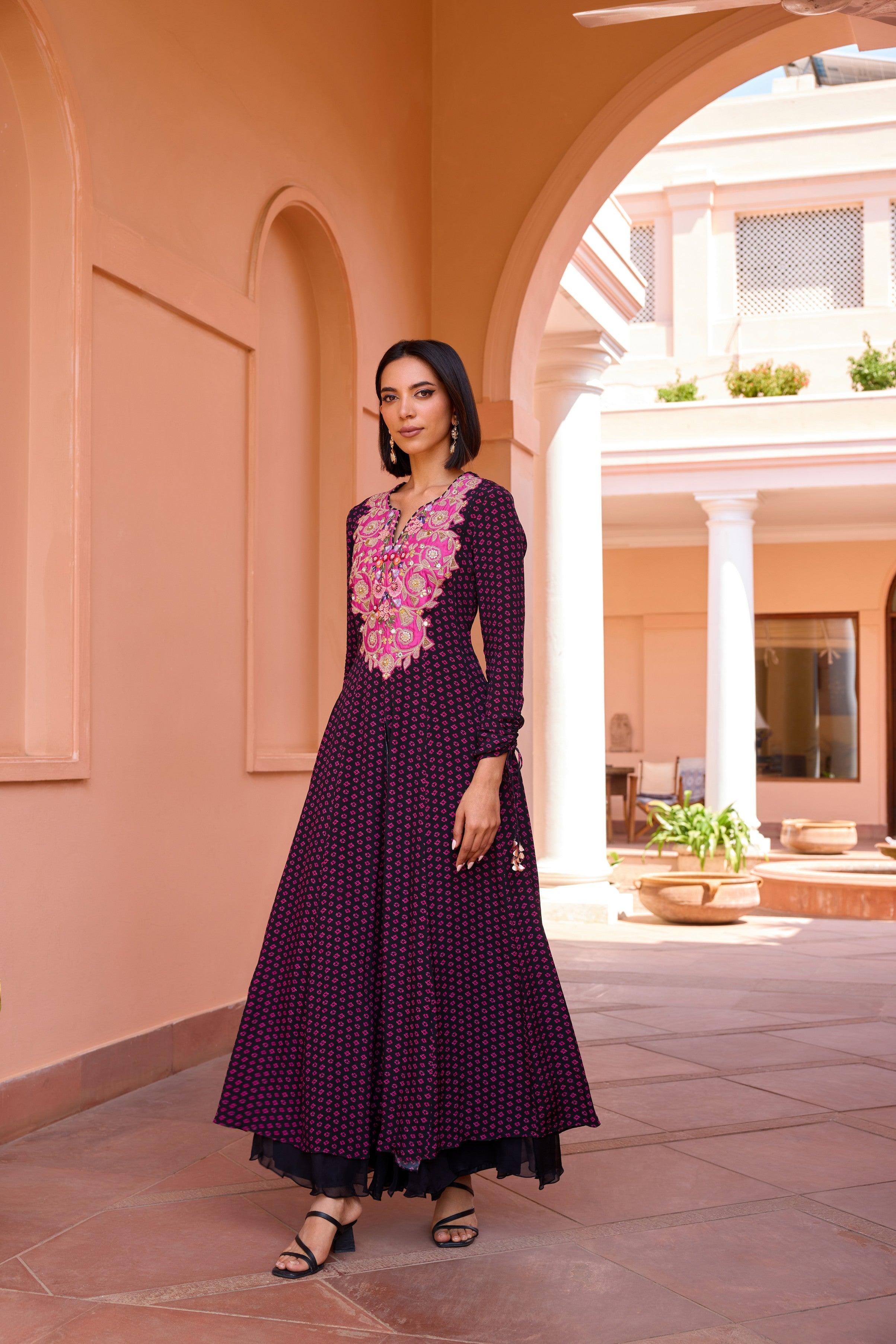 Sharanya anarkali set