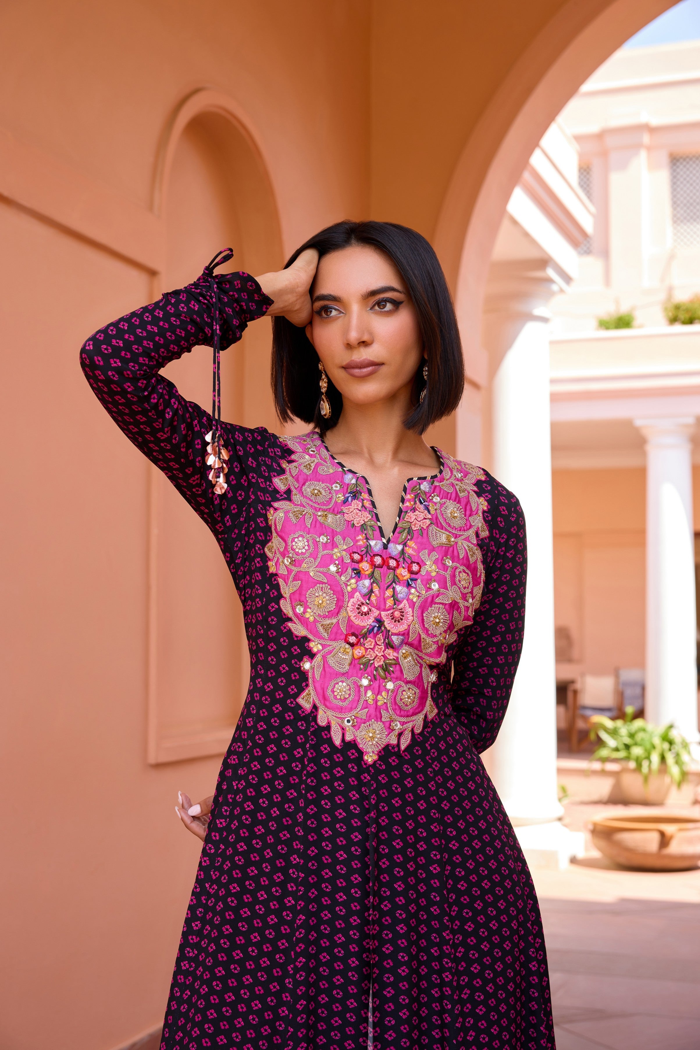 Sharanya anarkali set