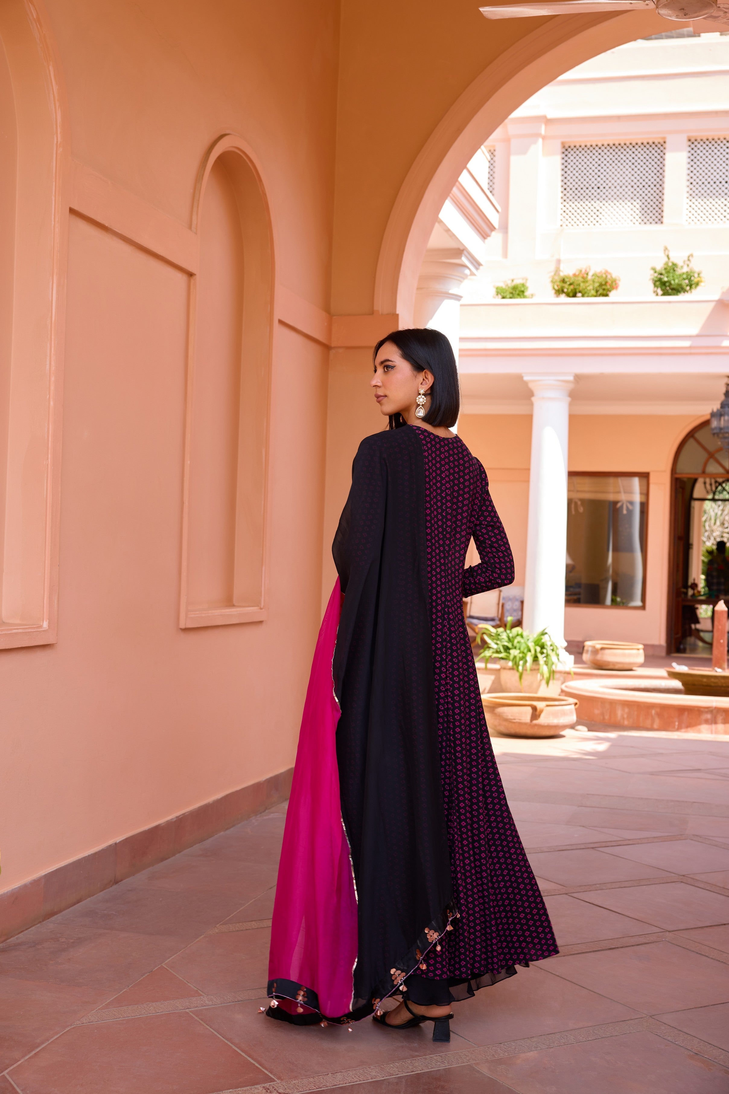 Sharanya anarkali set