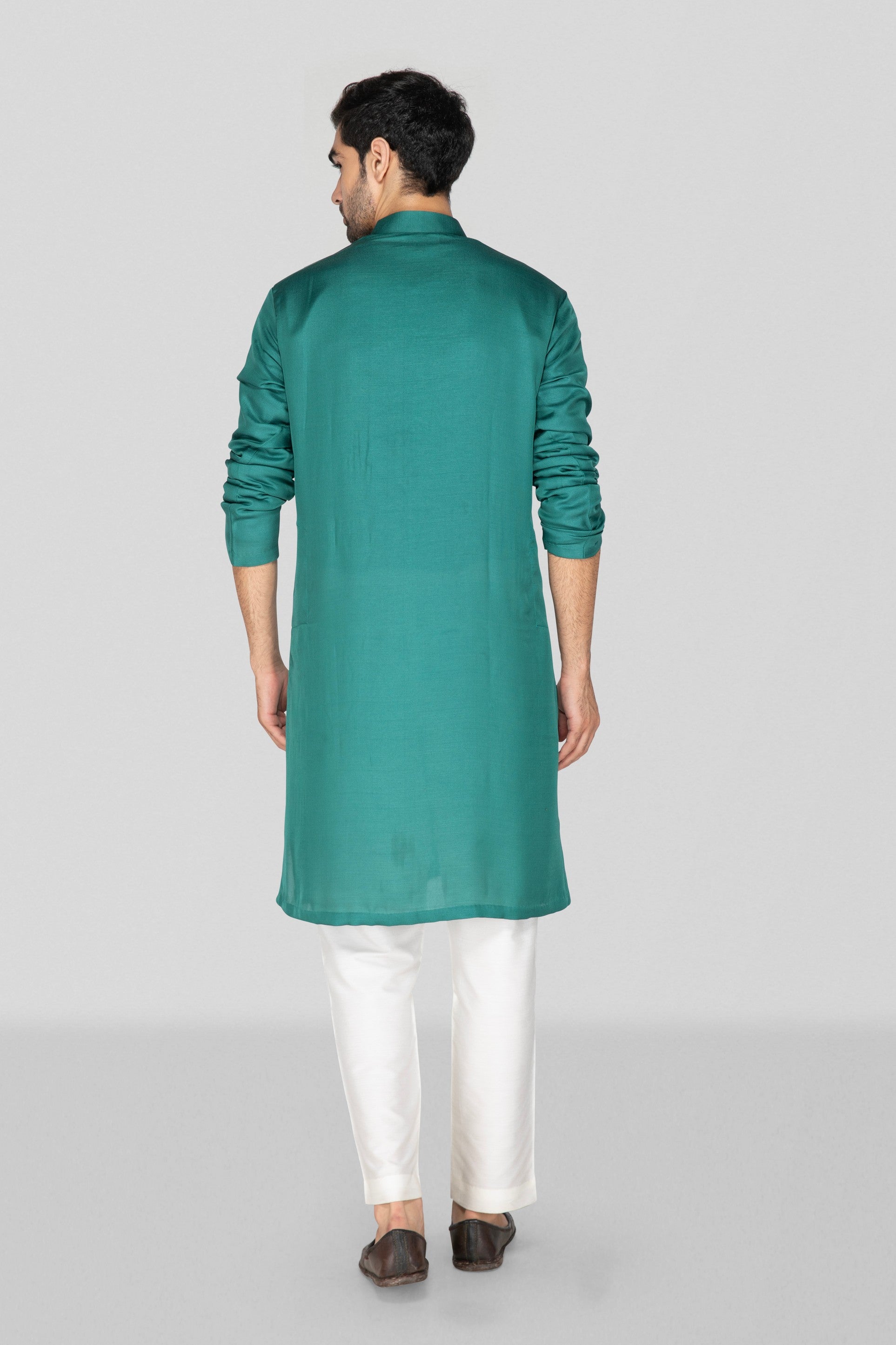 Teal Kurta Set