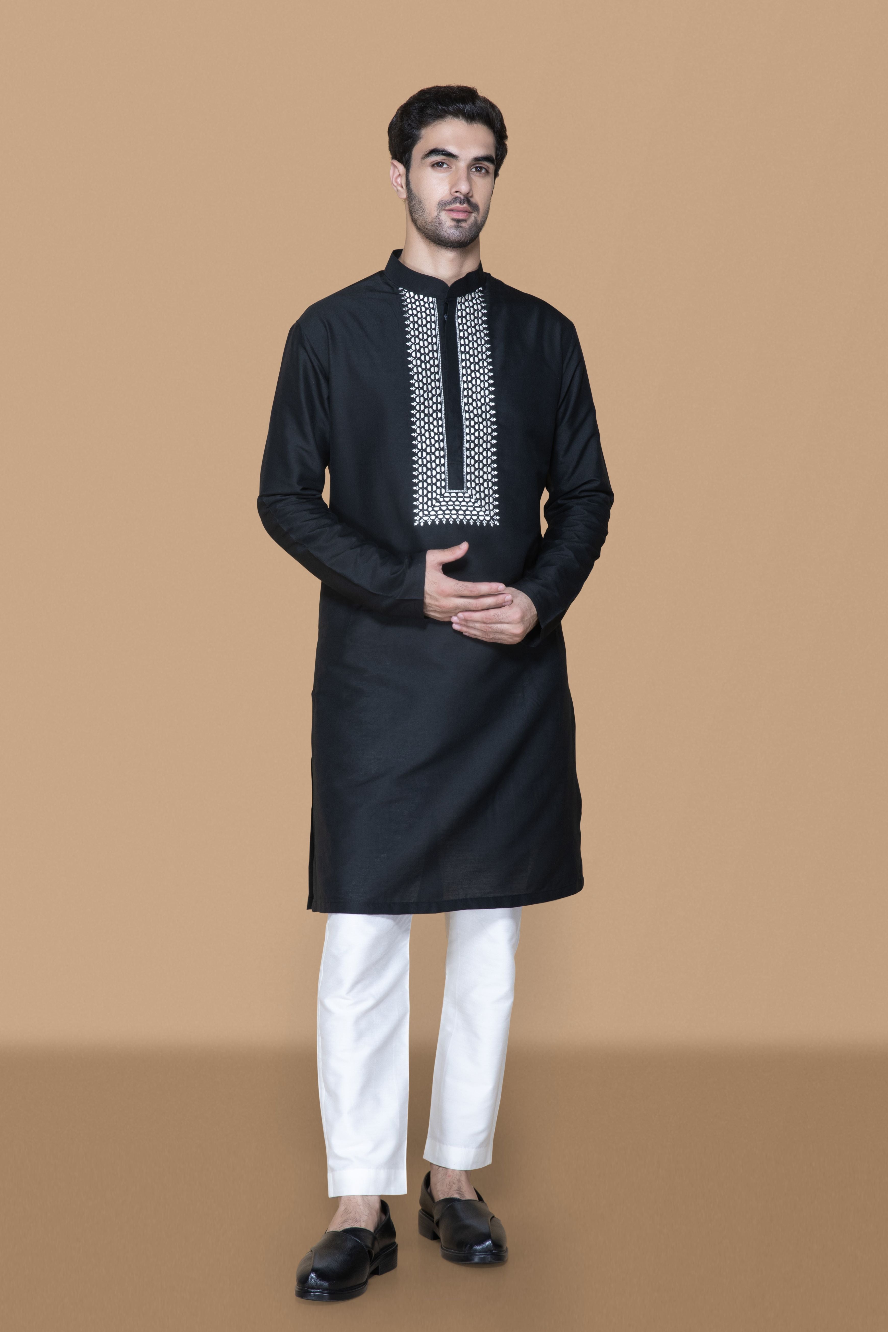 Black Kurta Set