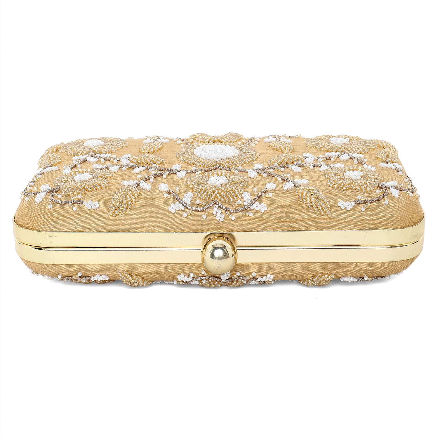 Golden elegant clutch