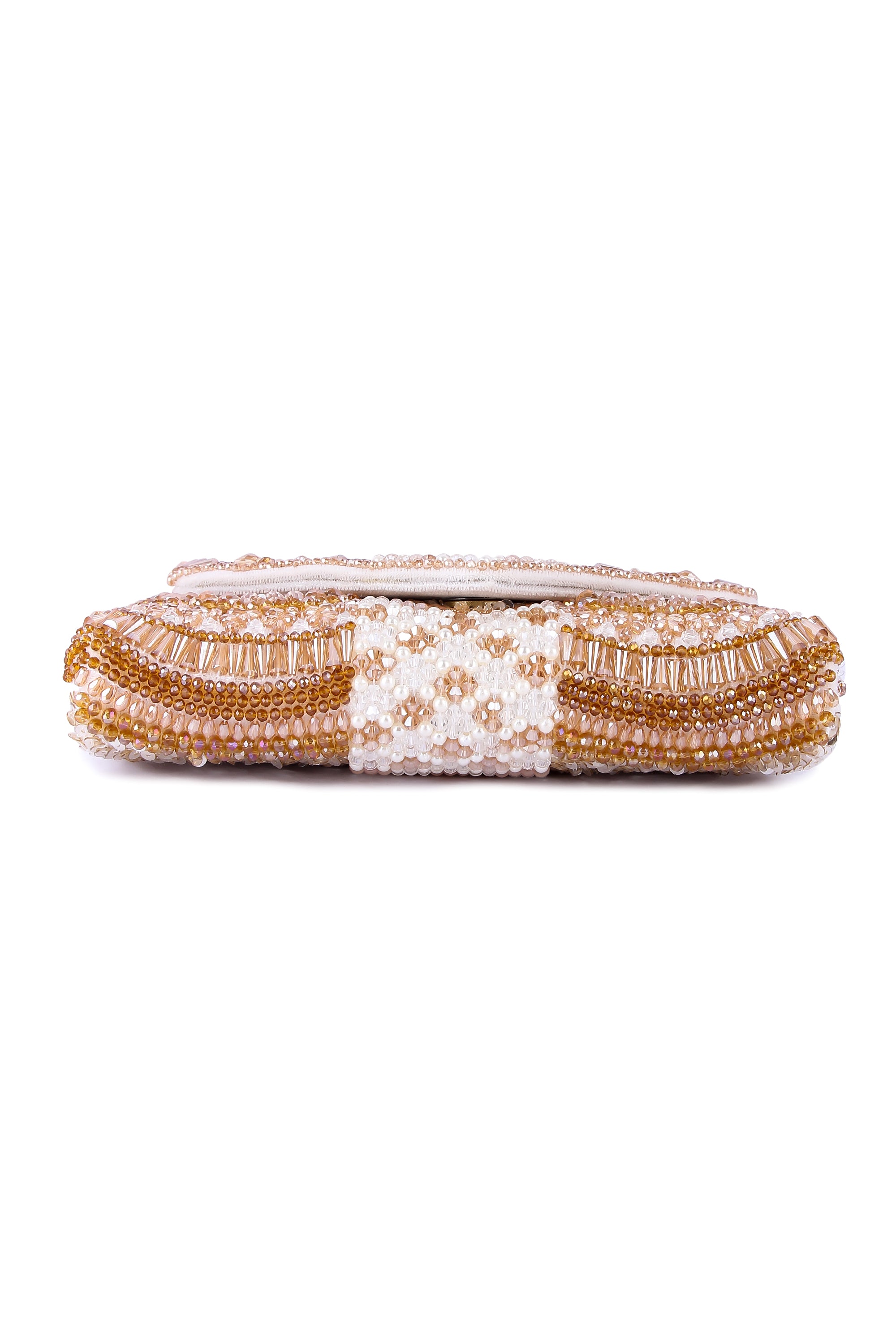 Shazeeb golden clutch