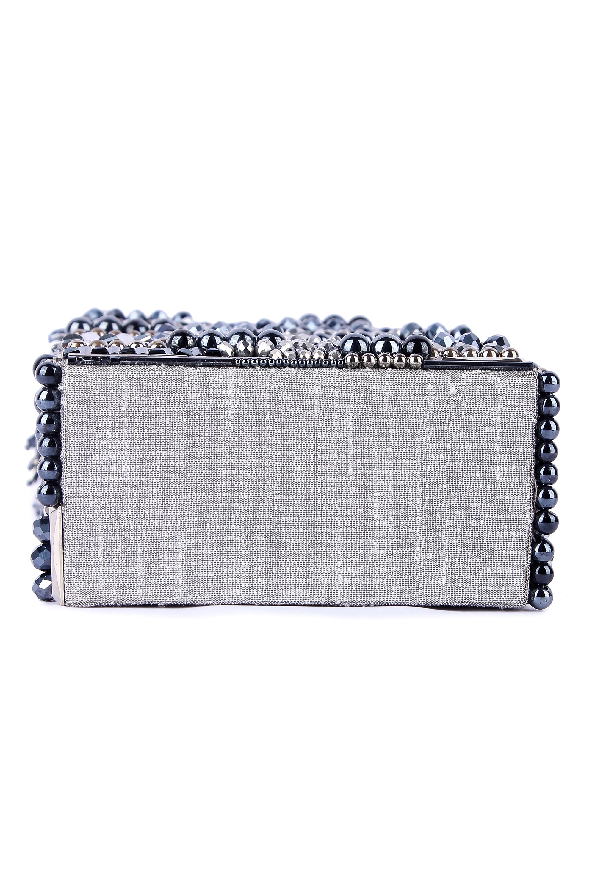 jhumroo grey clutch