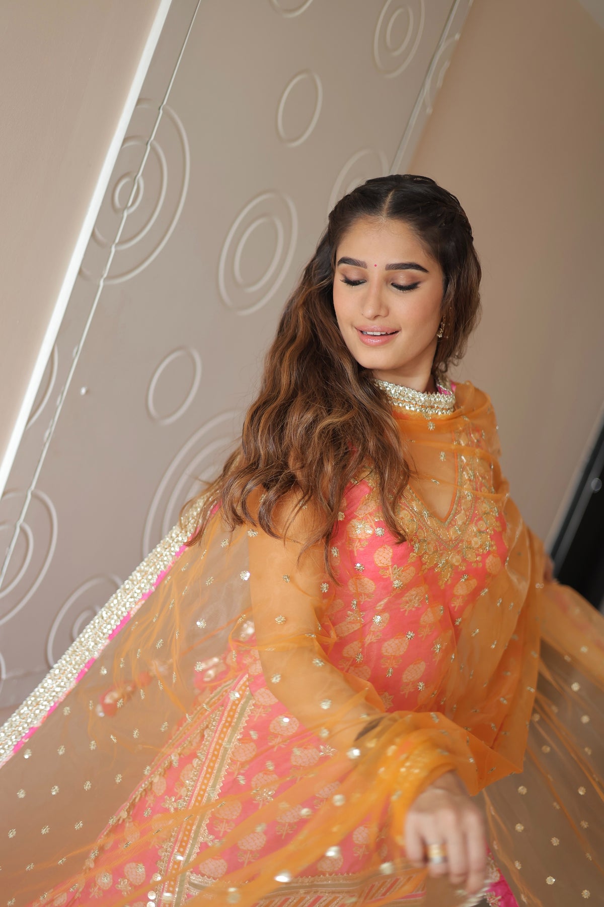Rasha Thadani In Dwisha Halter Sharara Set