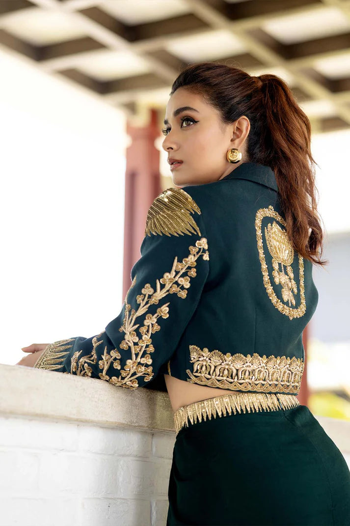 The Paan Petha Cropped Blazer Set