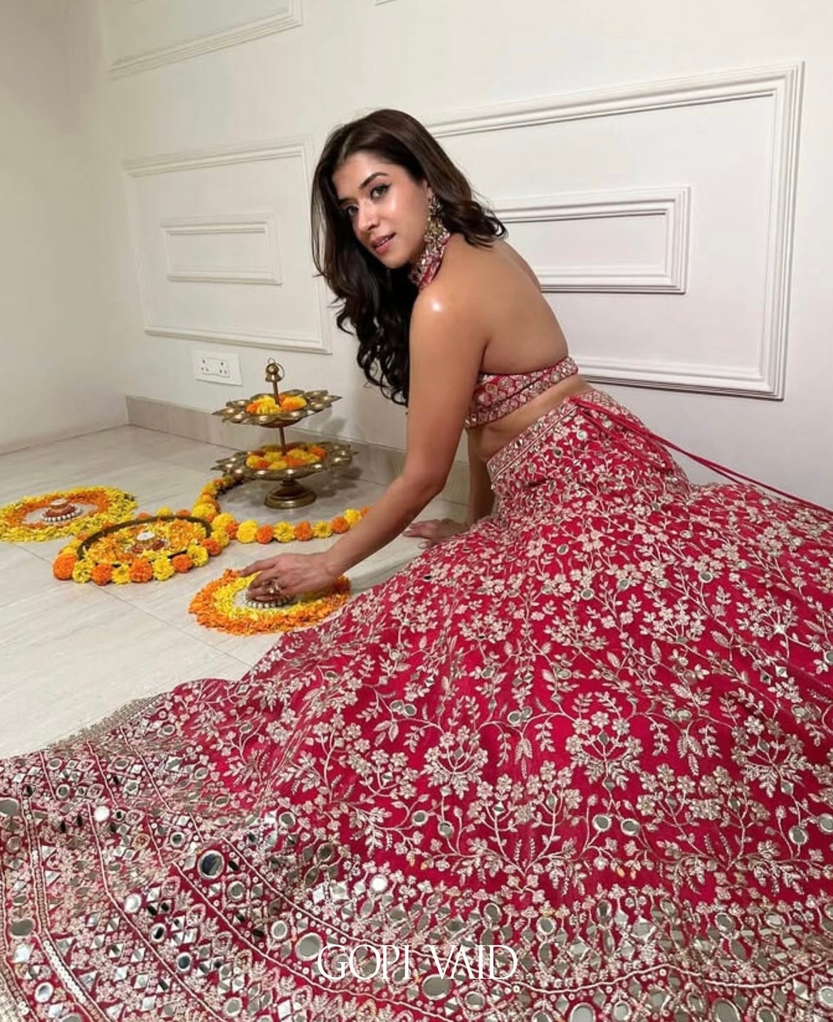 Sukhmani in Laanya Lehenga Set