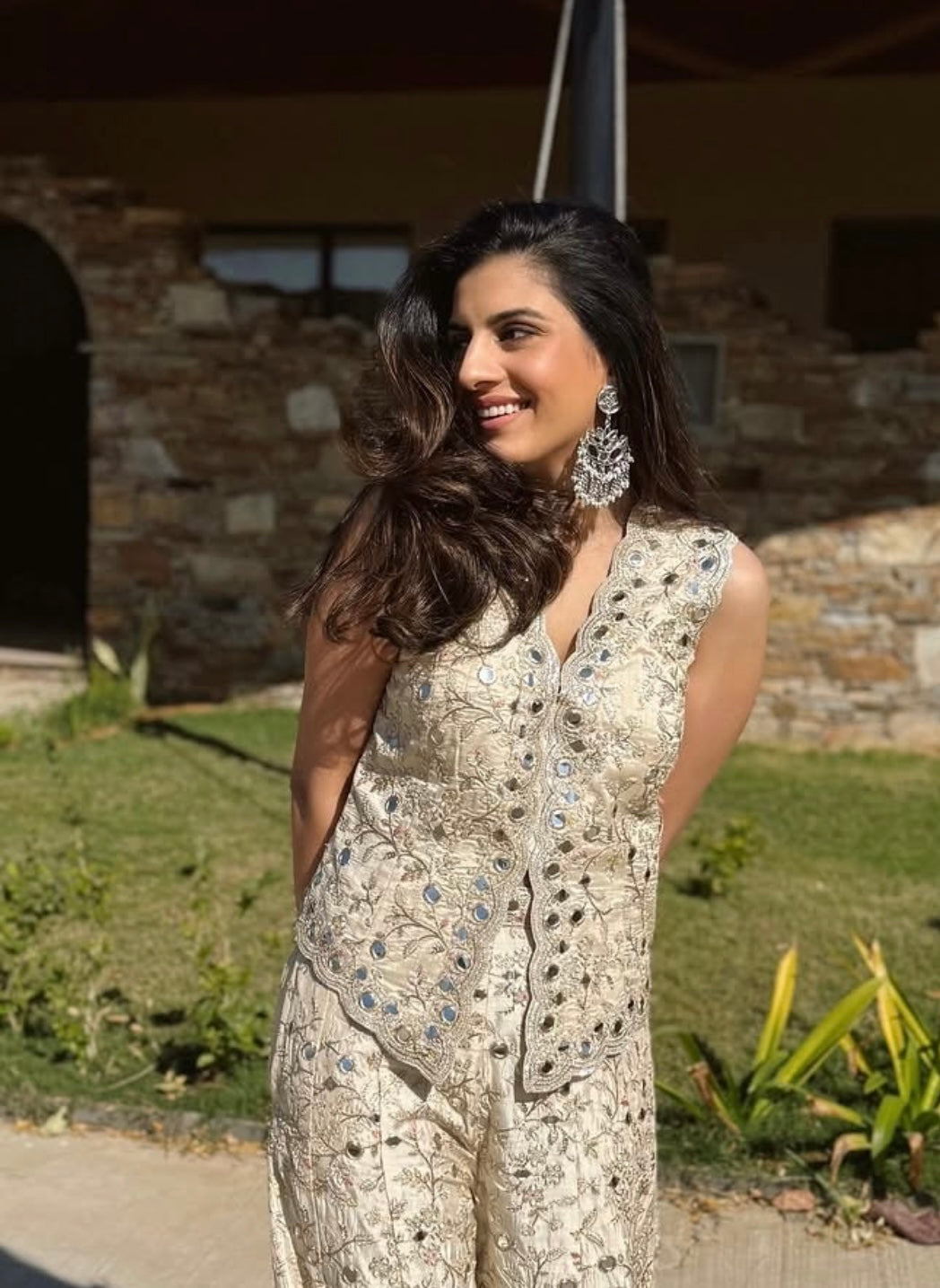 Sachi Gilani in Akila Pant Set