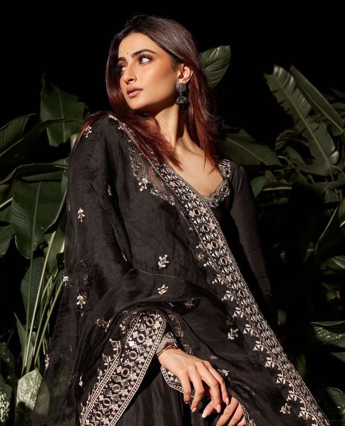 Palak Tiwari in Srivani AG Set