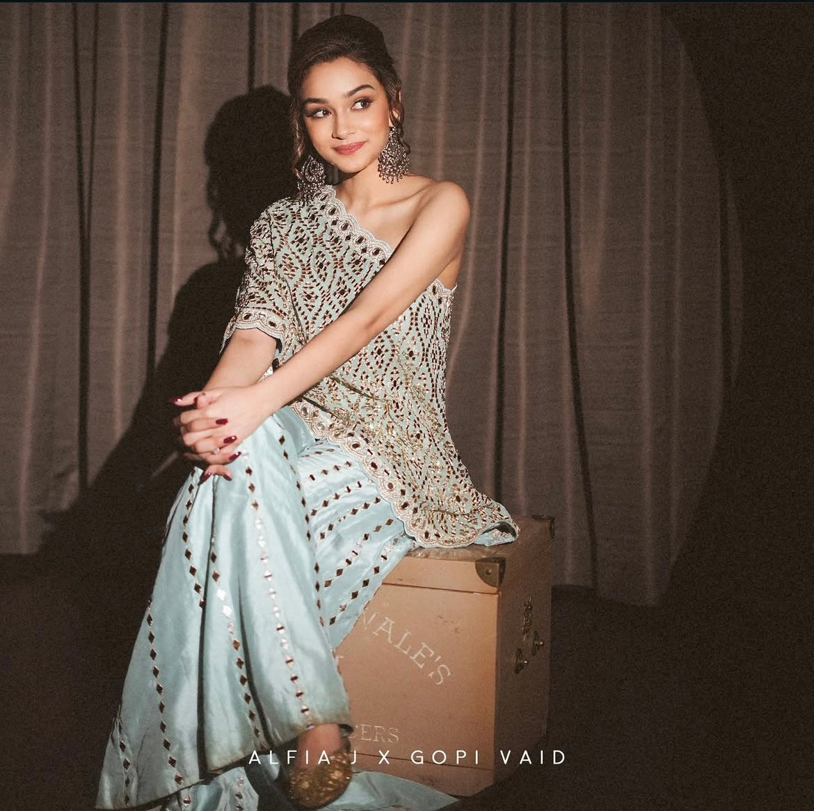 Alfia Javed in Joan Pant Set