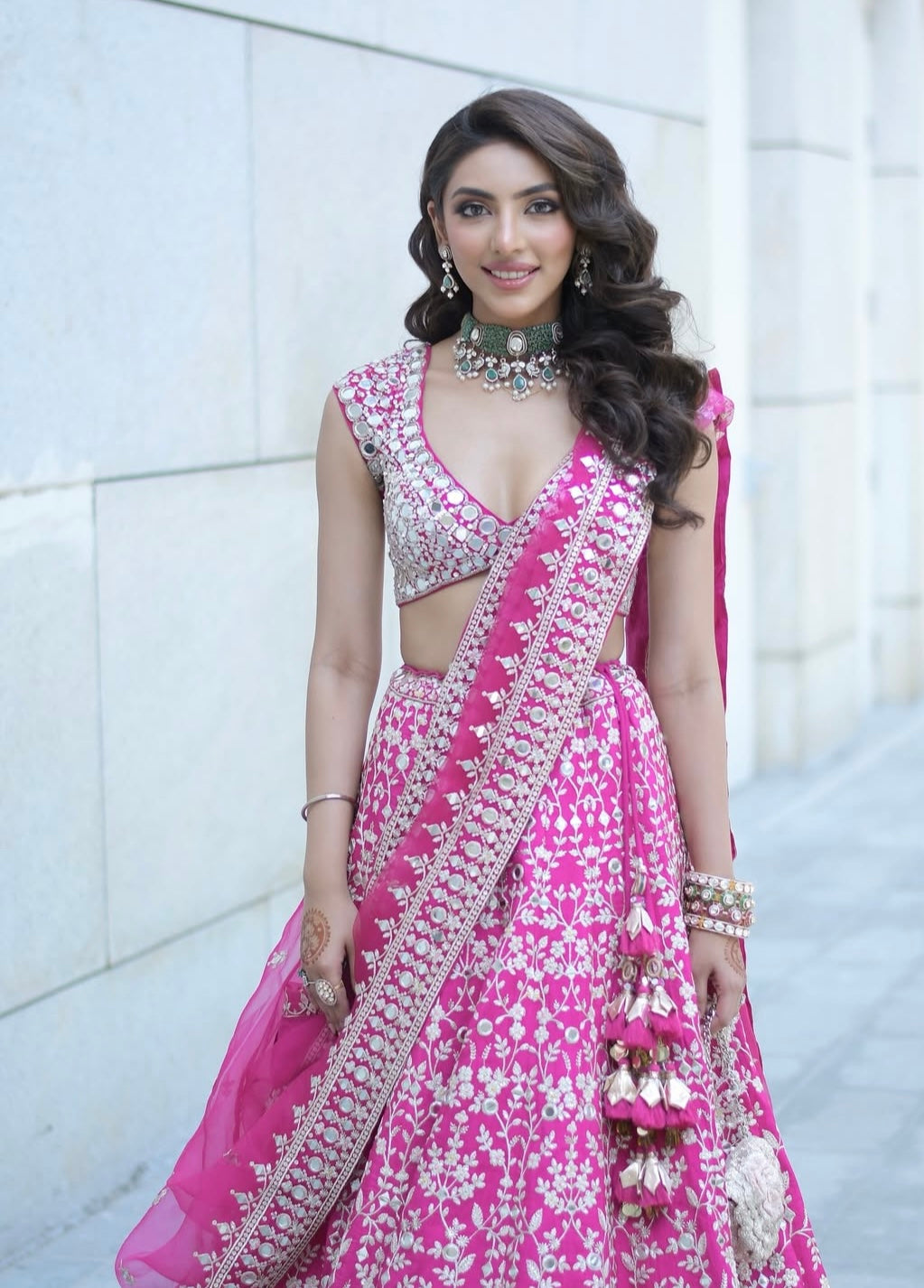 Mallika in Niranjana Lehenga Set