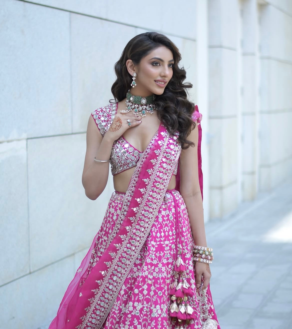 Mallika in Niranjana Lehenga Set