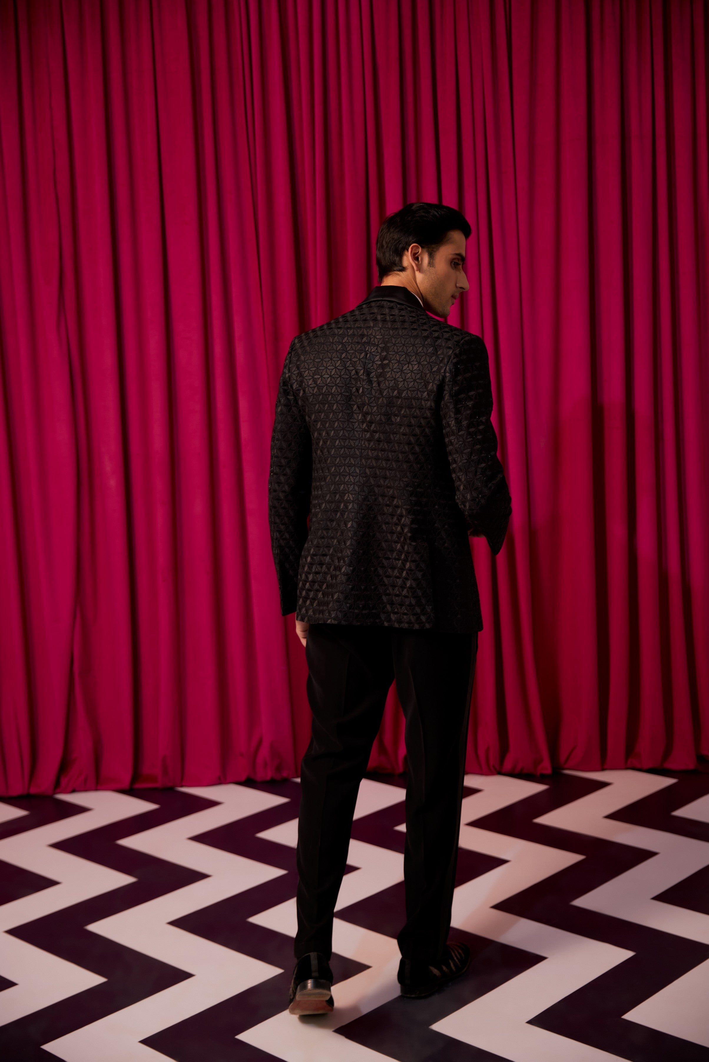 Majestic floral tuxedo set