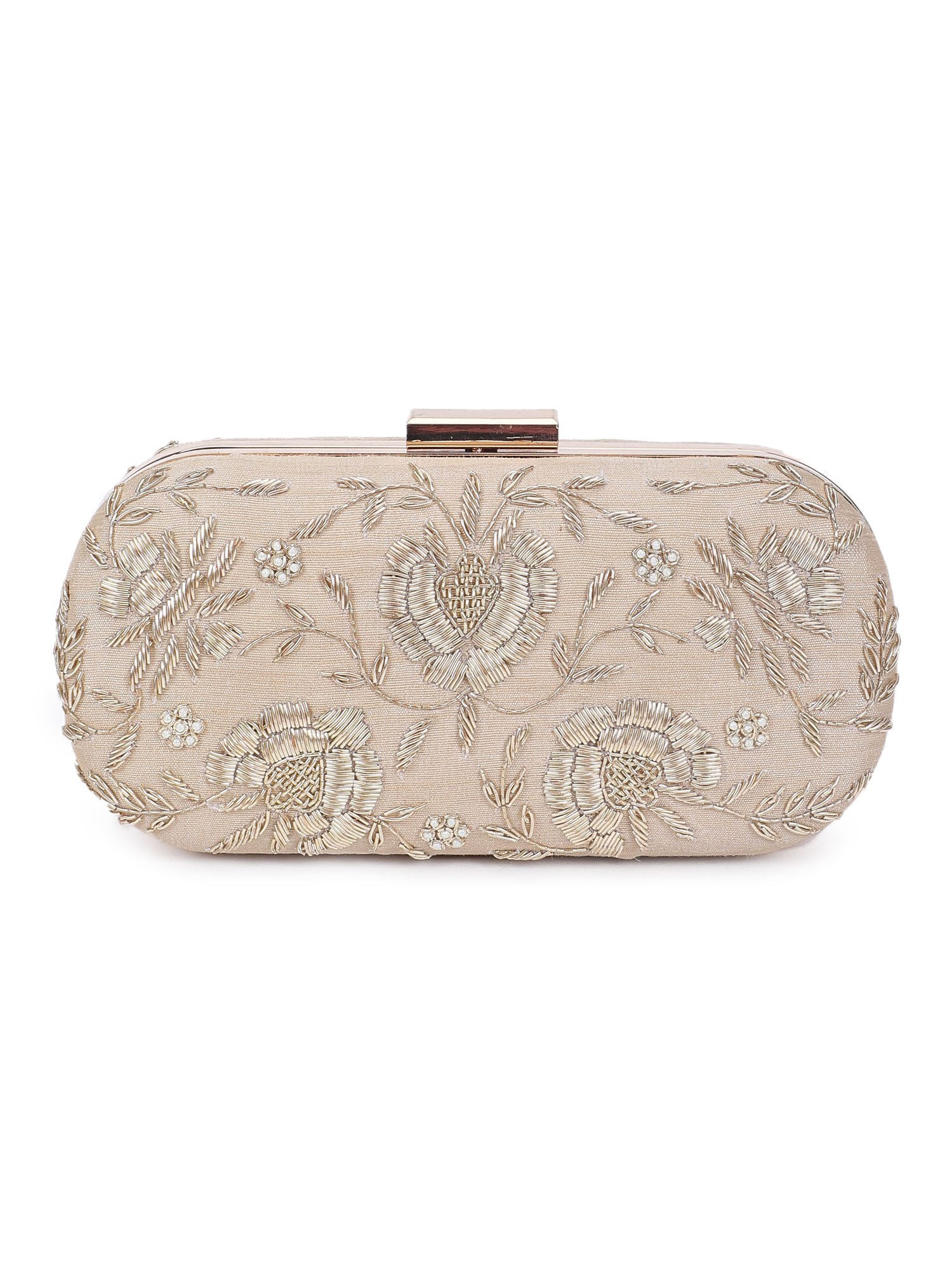 Golden bride clutch