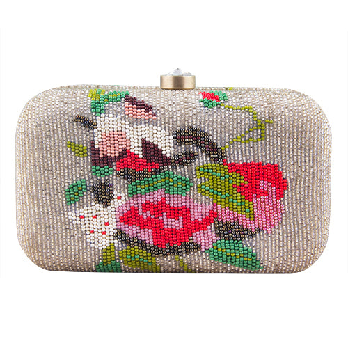 Beaded clutch