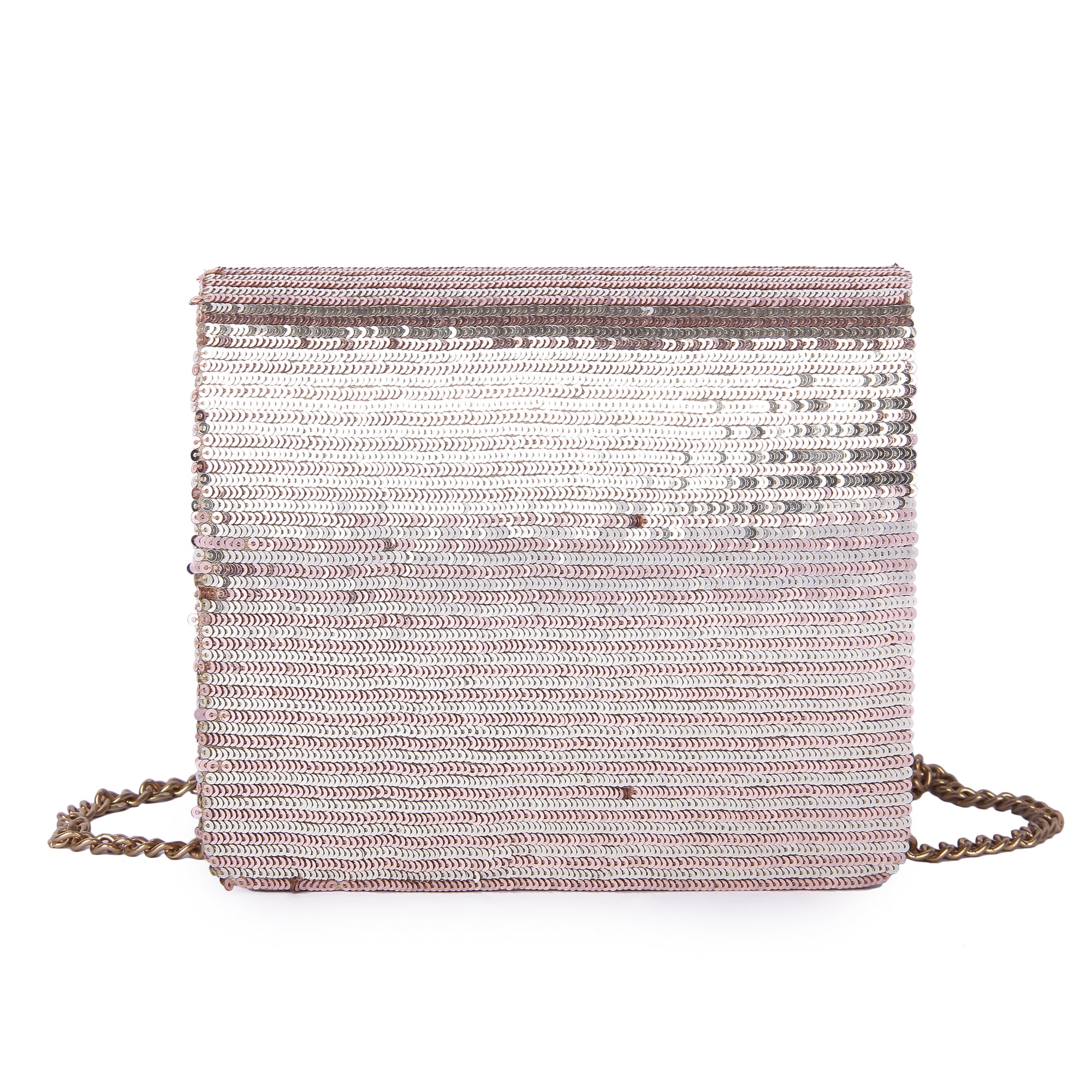 Bonita gold clutch
