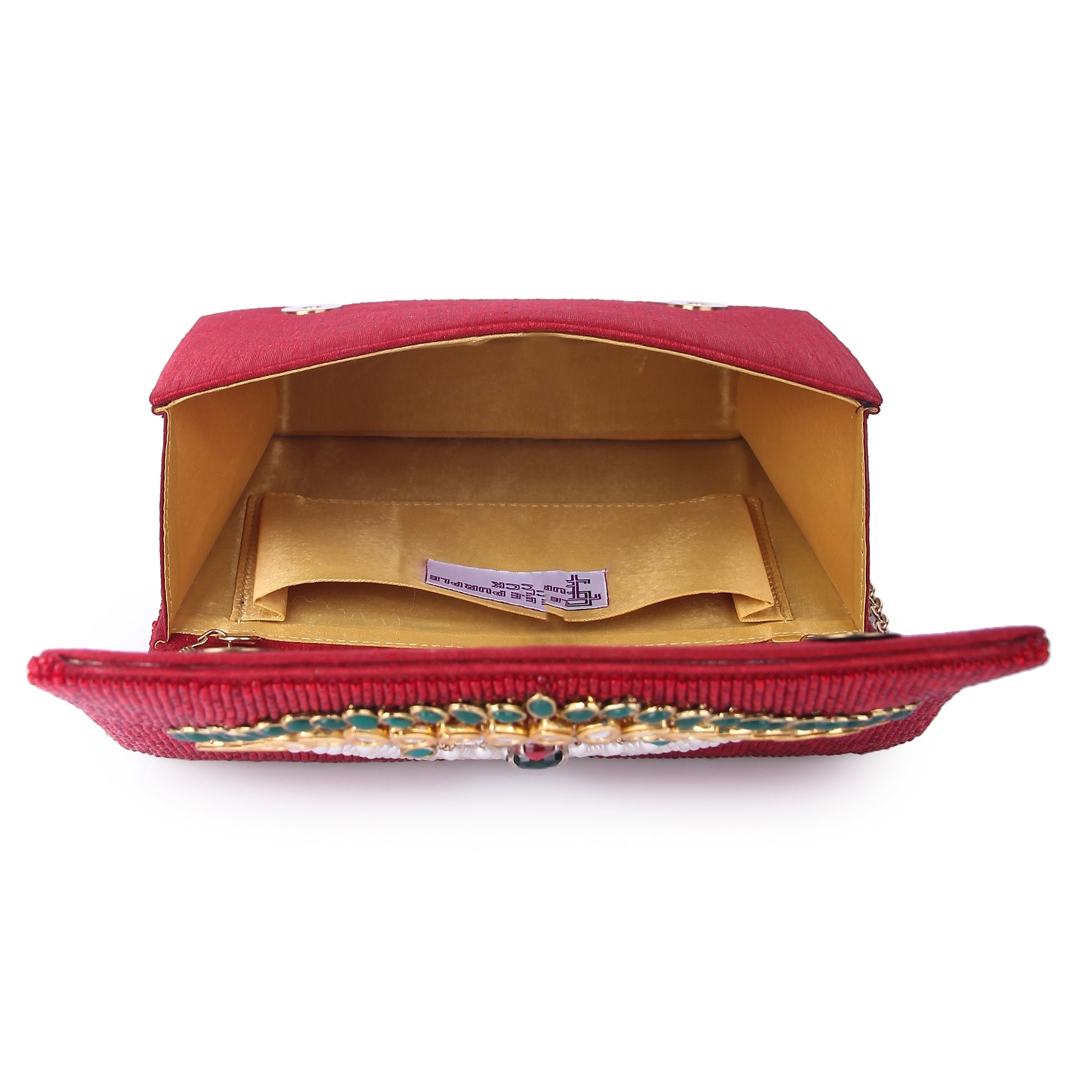 Pasha red clutch