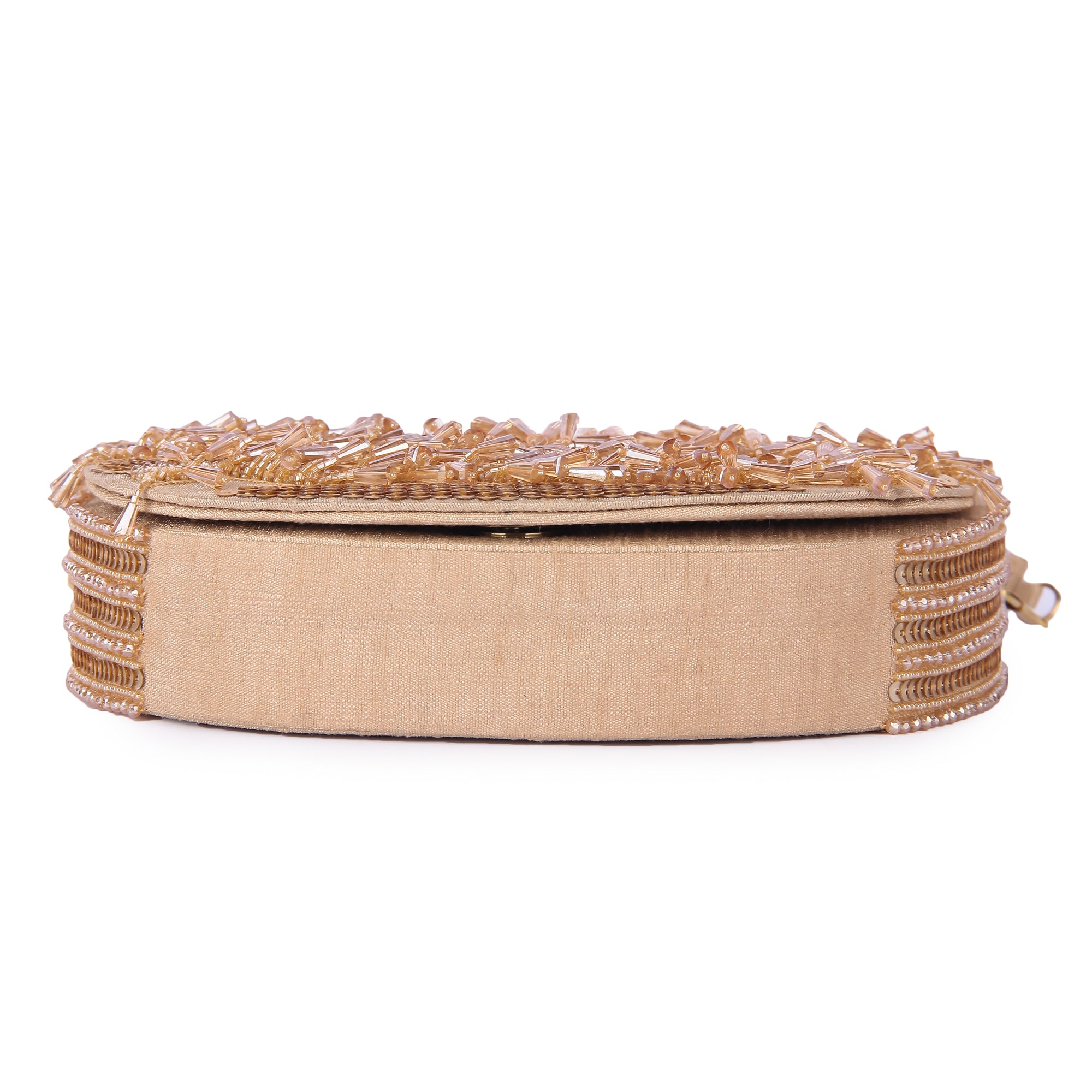 Gold insiyaa clutch