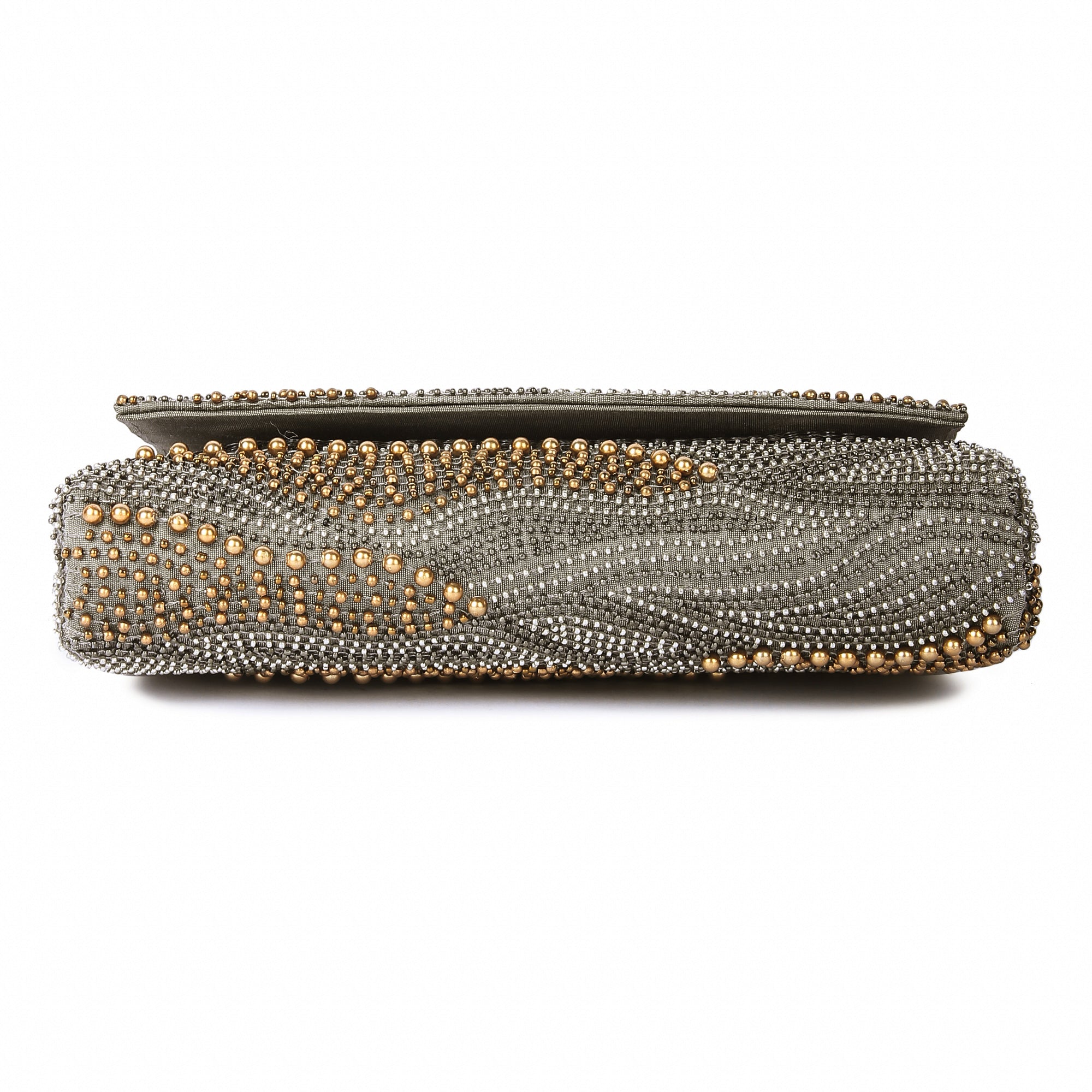 Galaxy grey clutch