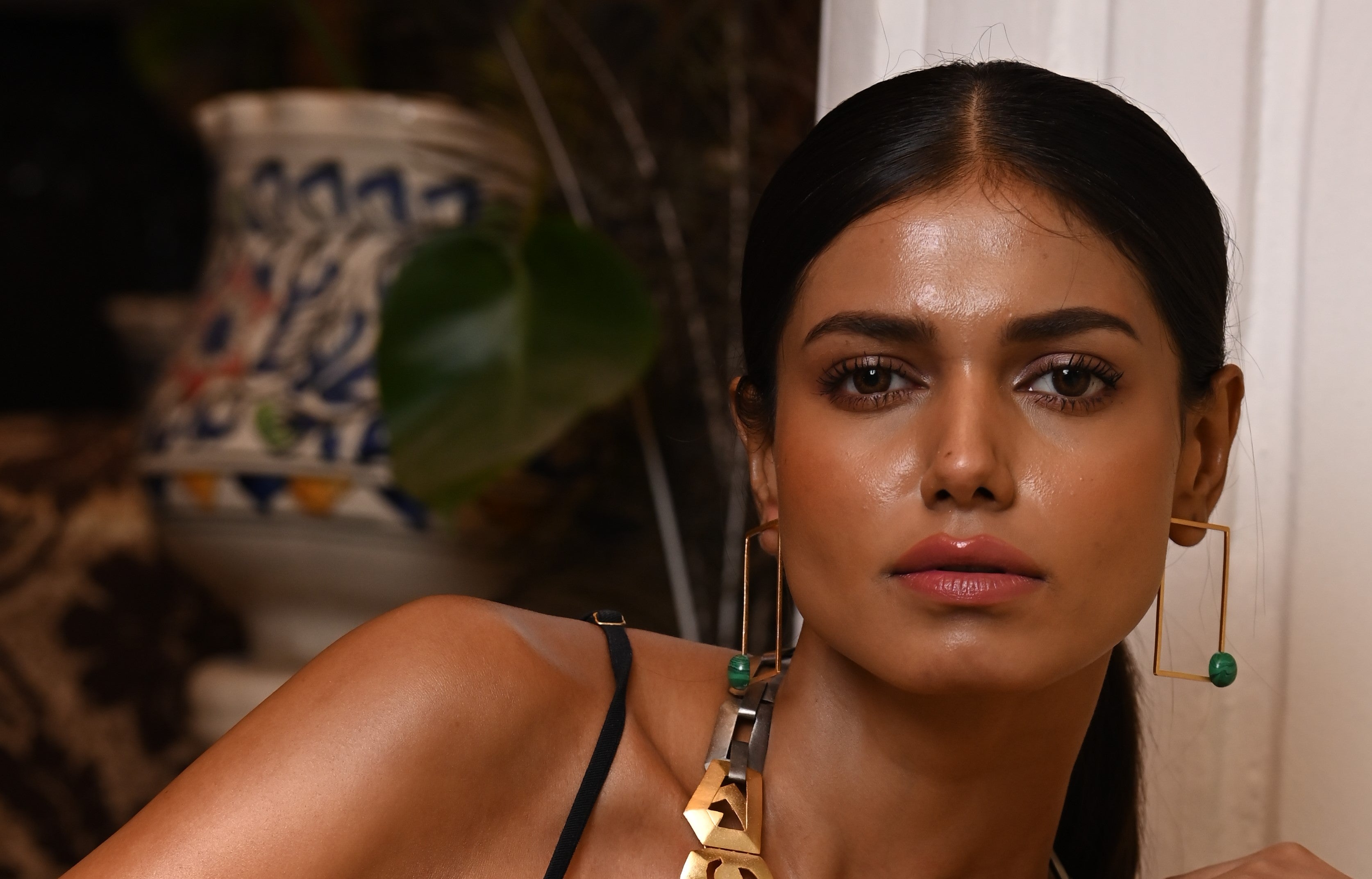 ASPIRING MALACHITE EARRING