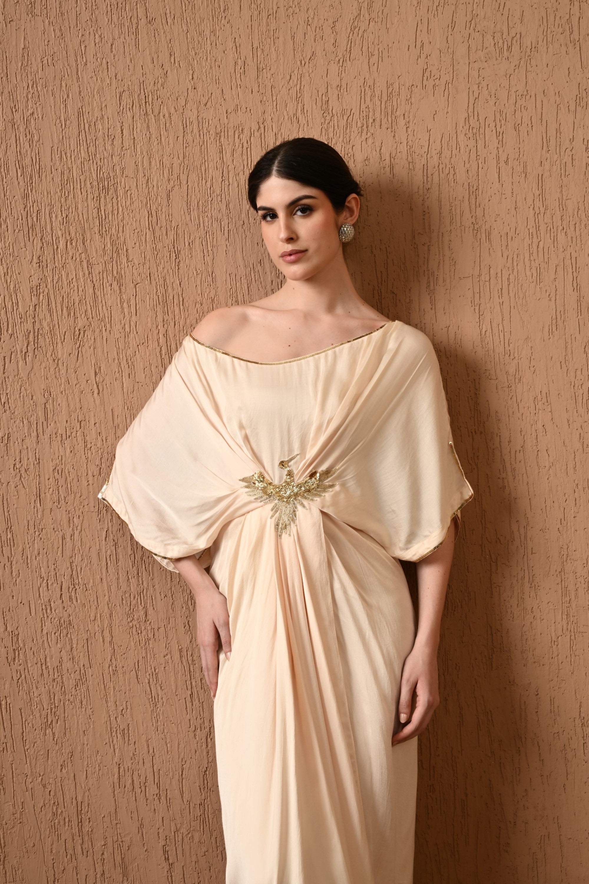 Ivory Kaftan Dress for Women