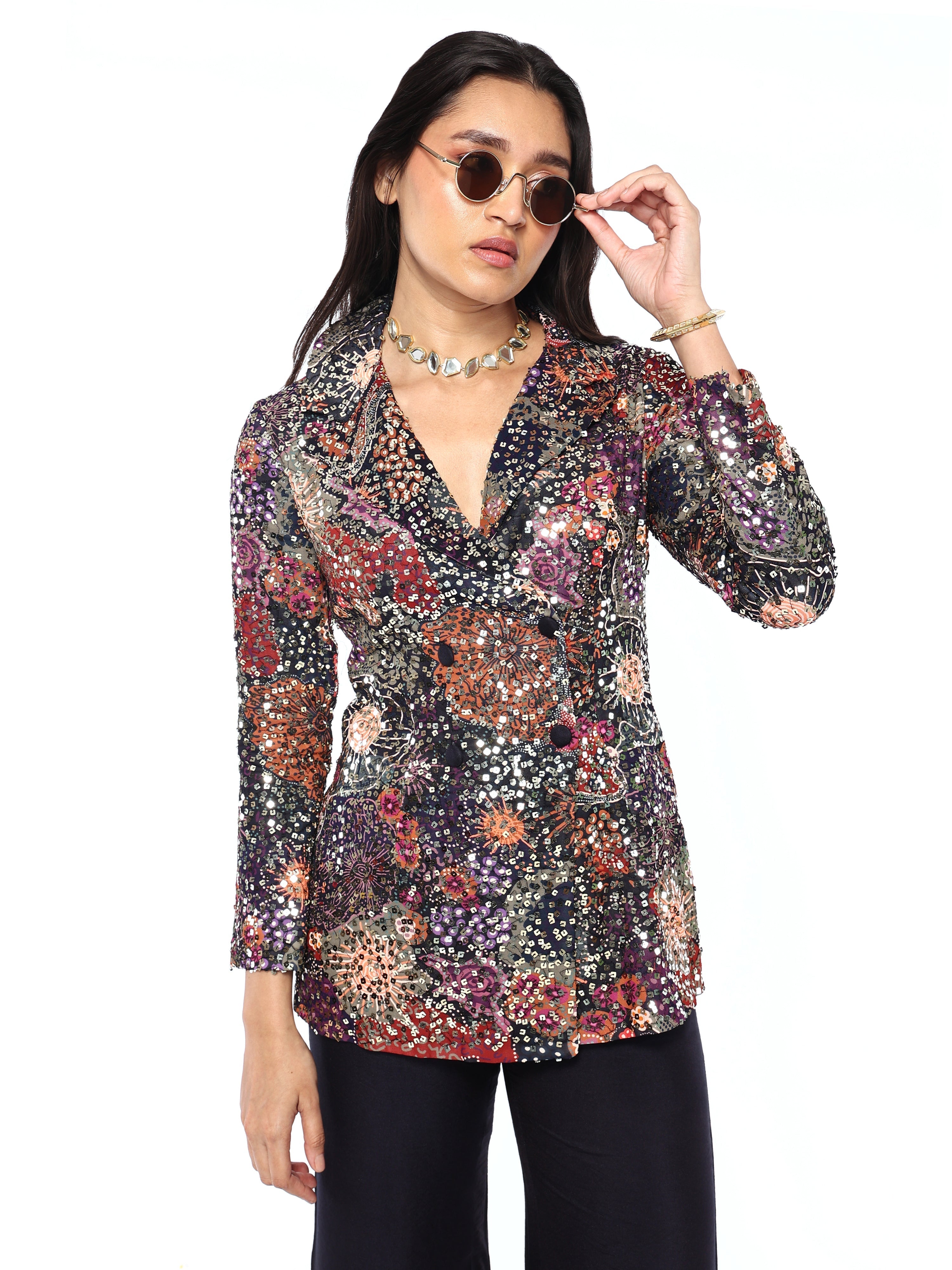 Blingy jacket with pants