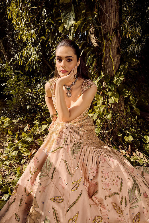 Misty Forest Lehenga Set