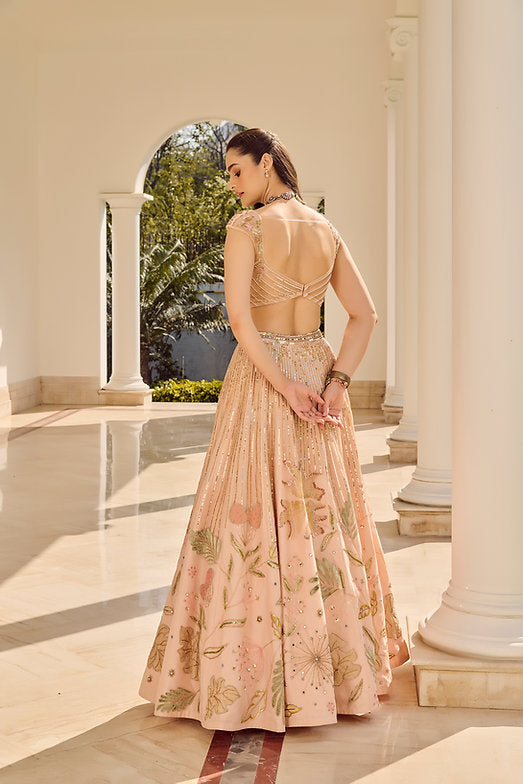 Misty Forest Lehenga Set