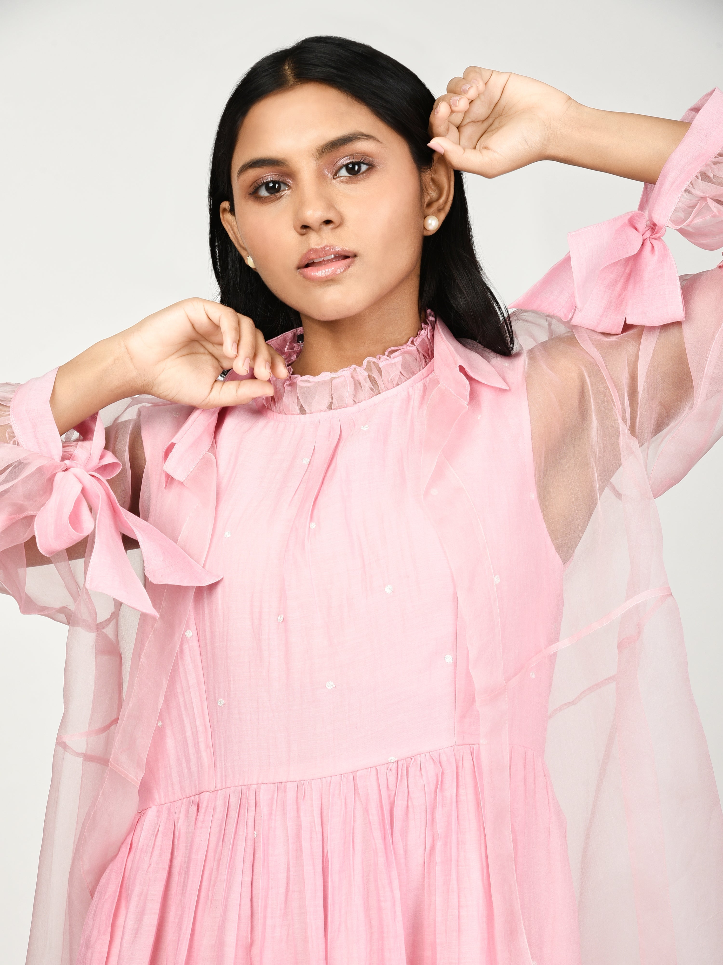 Pink Dress with Jacket