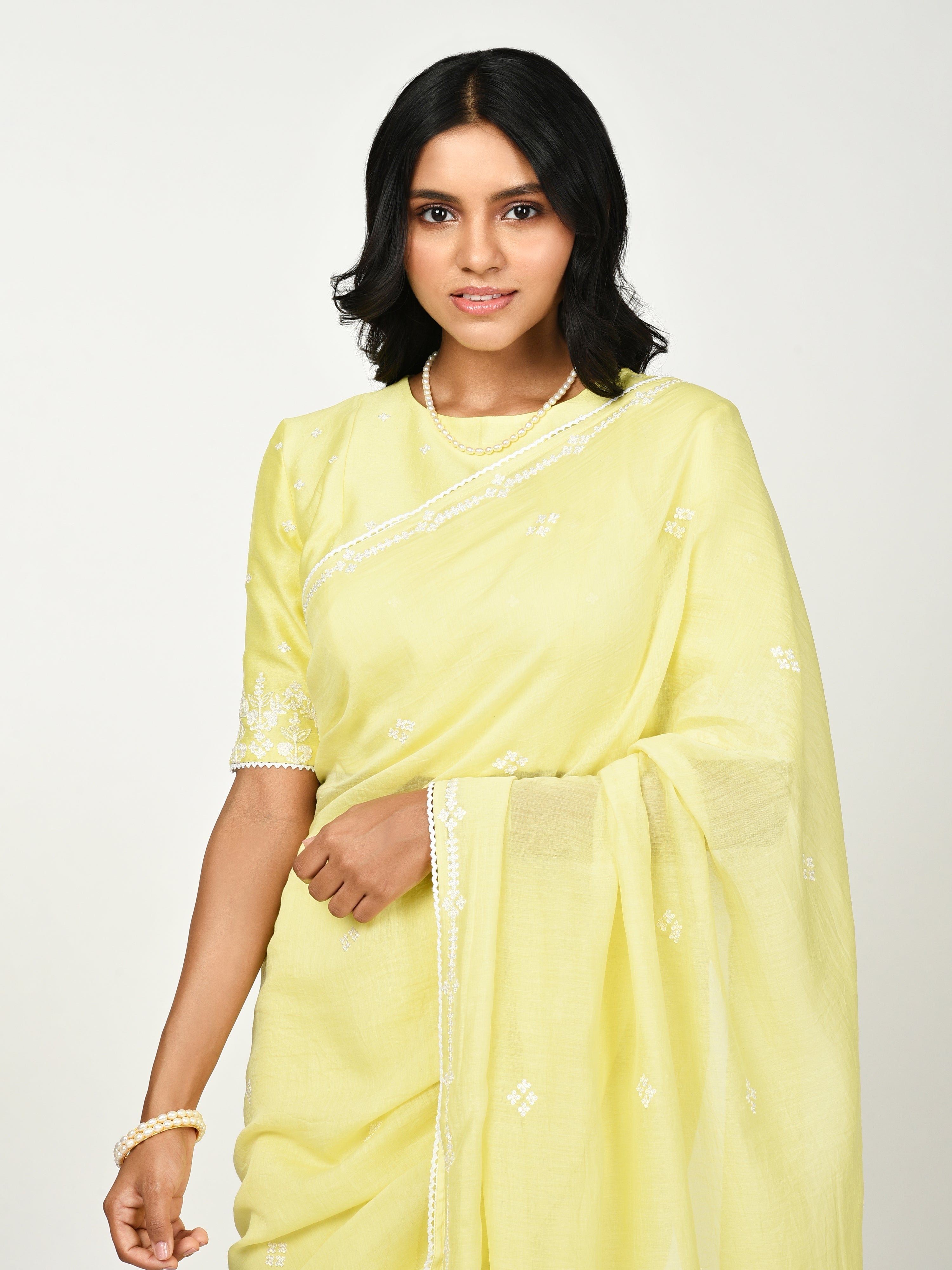 Yellow Saree Set
