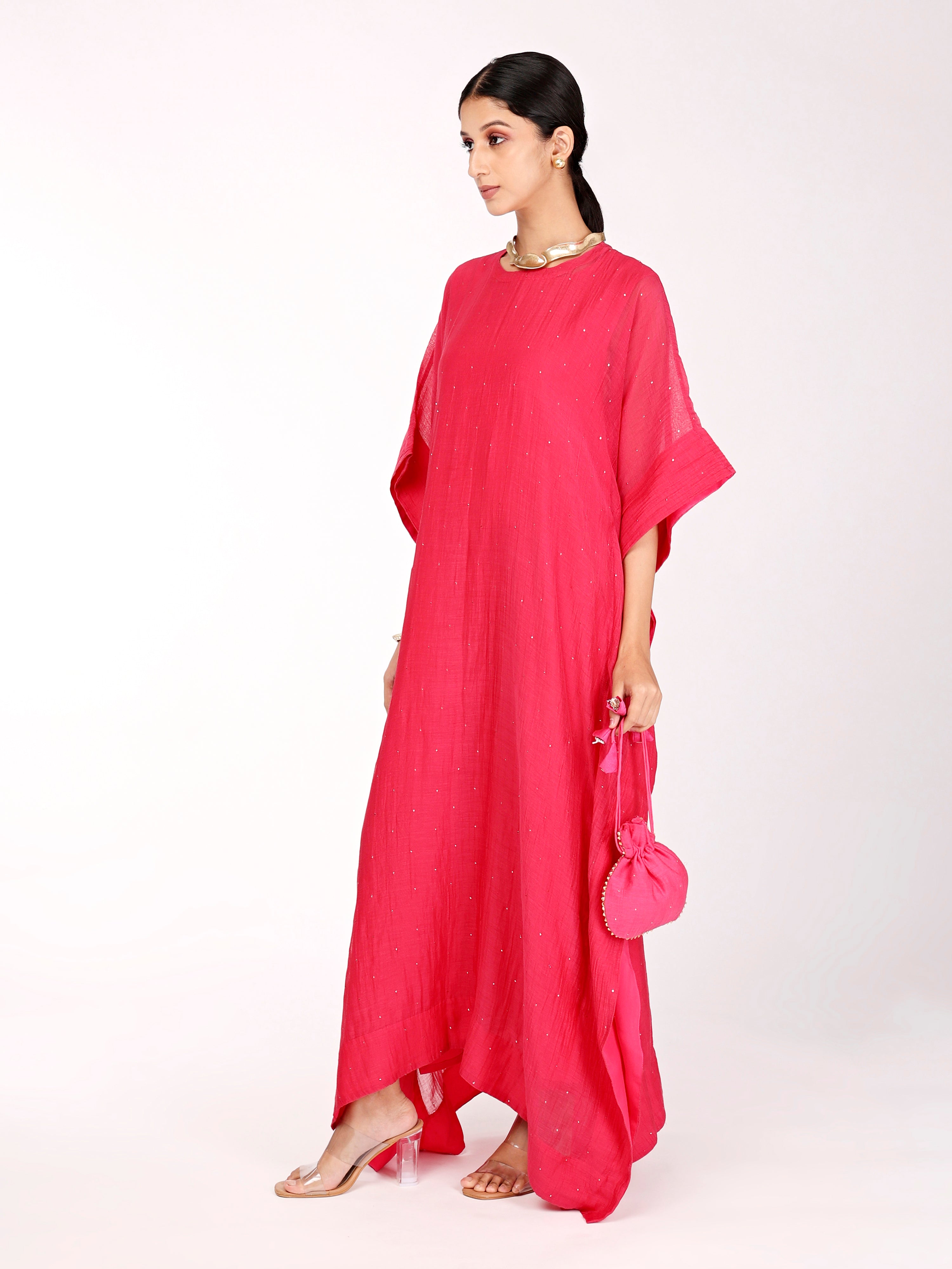 Hot Pink Kaftan