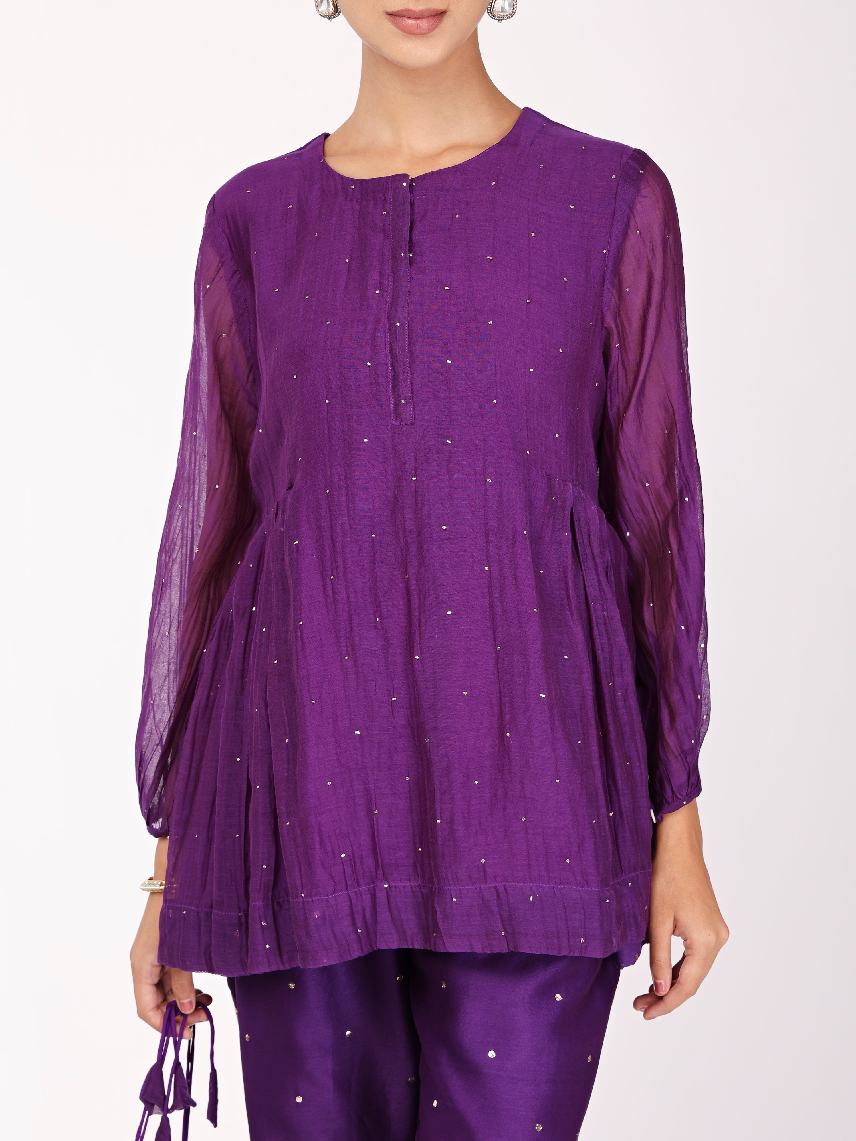 Deep Purple Co-ord Set