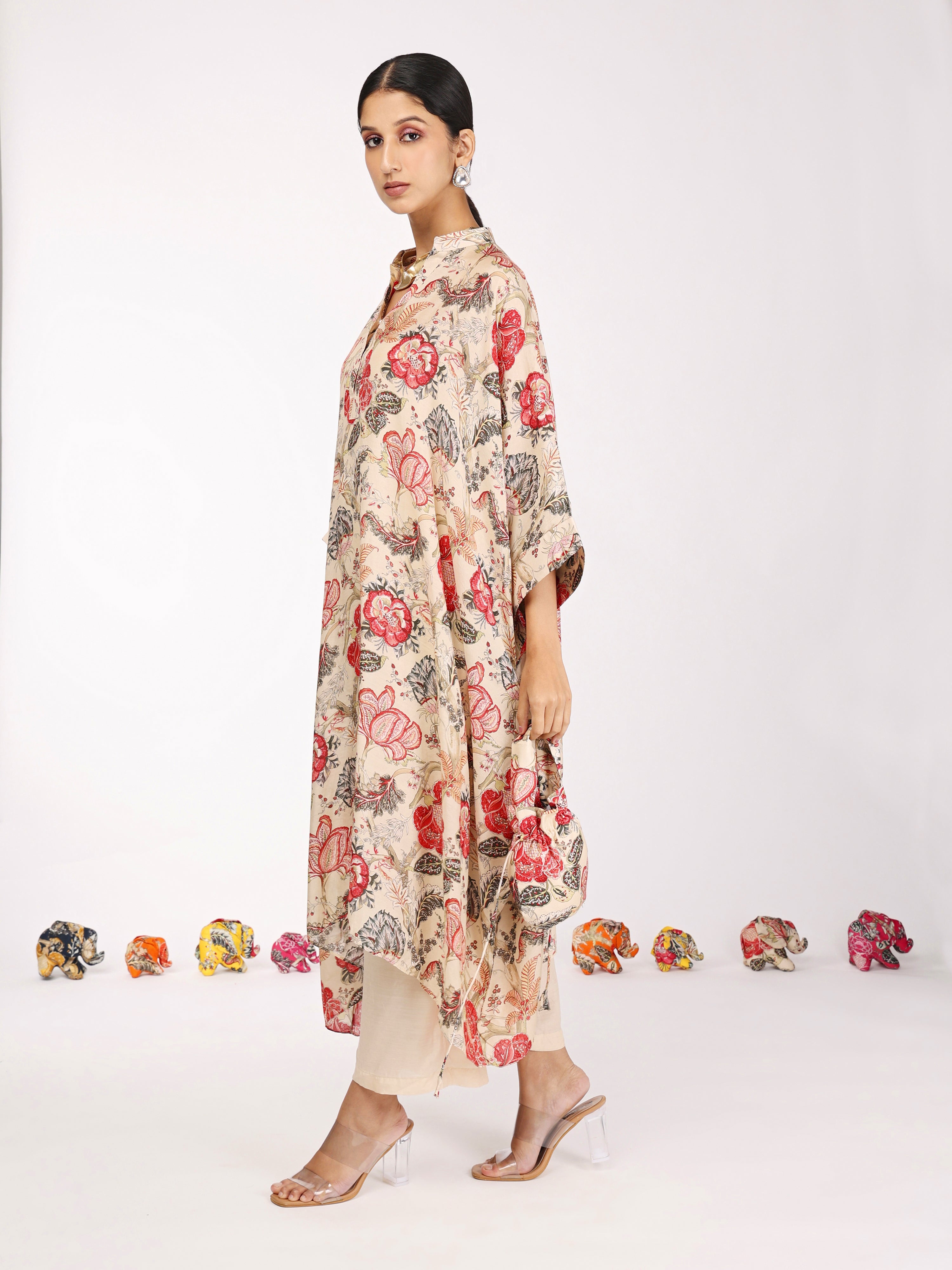 Bagh Kaftan Tunic Set