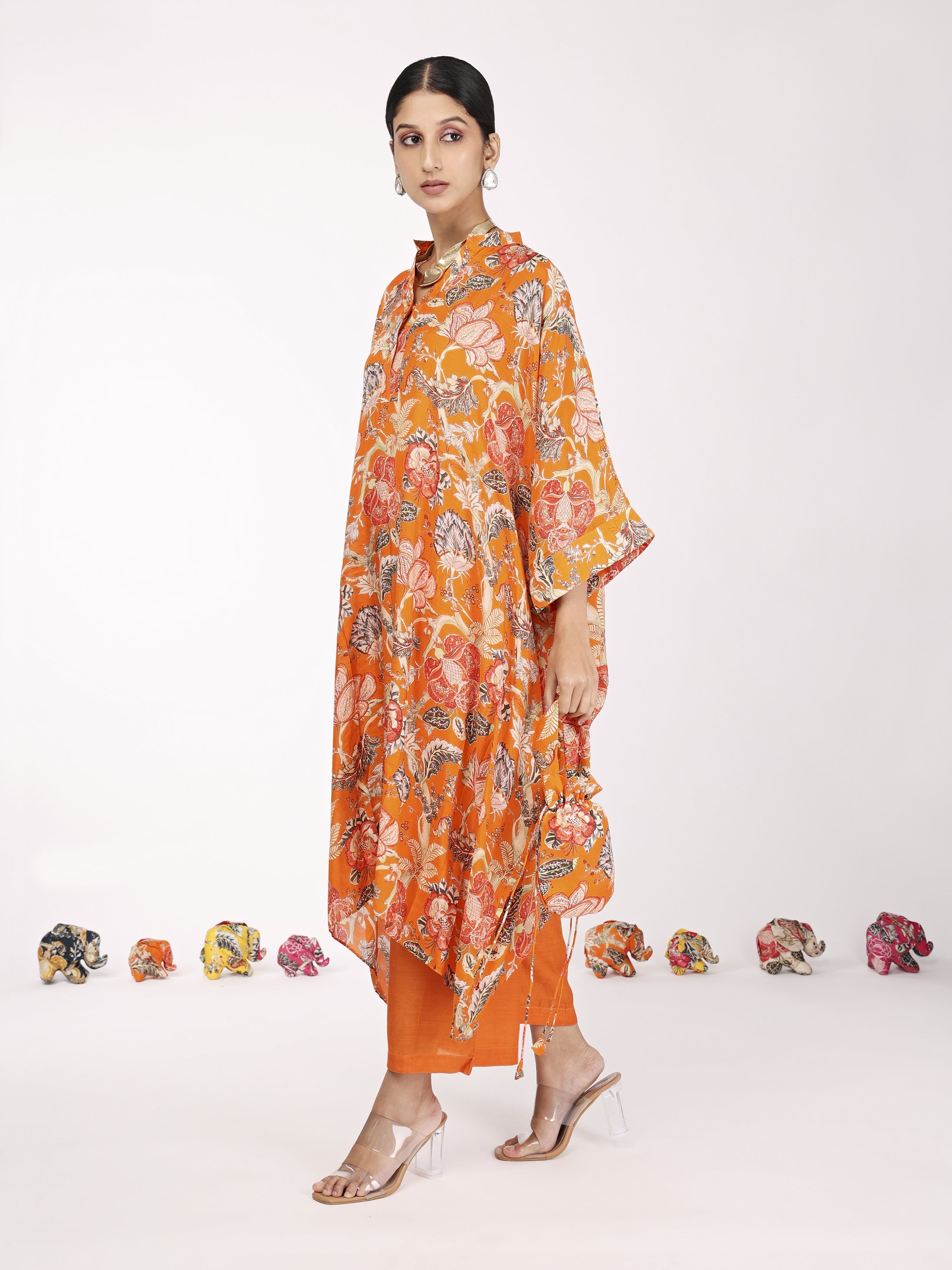Bagh Kaftan Tunic Set