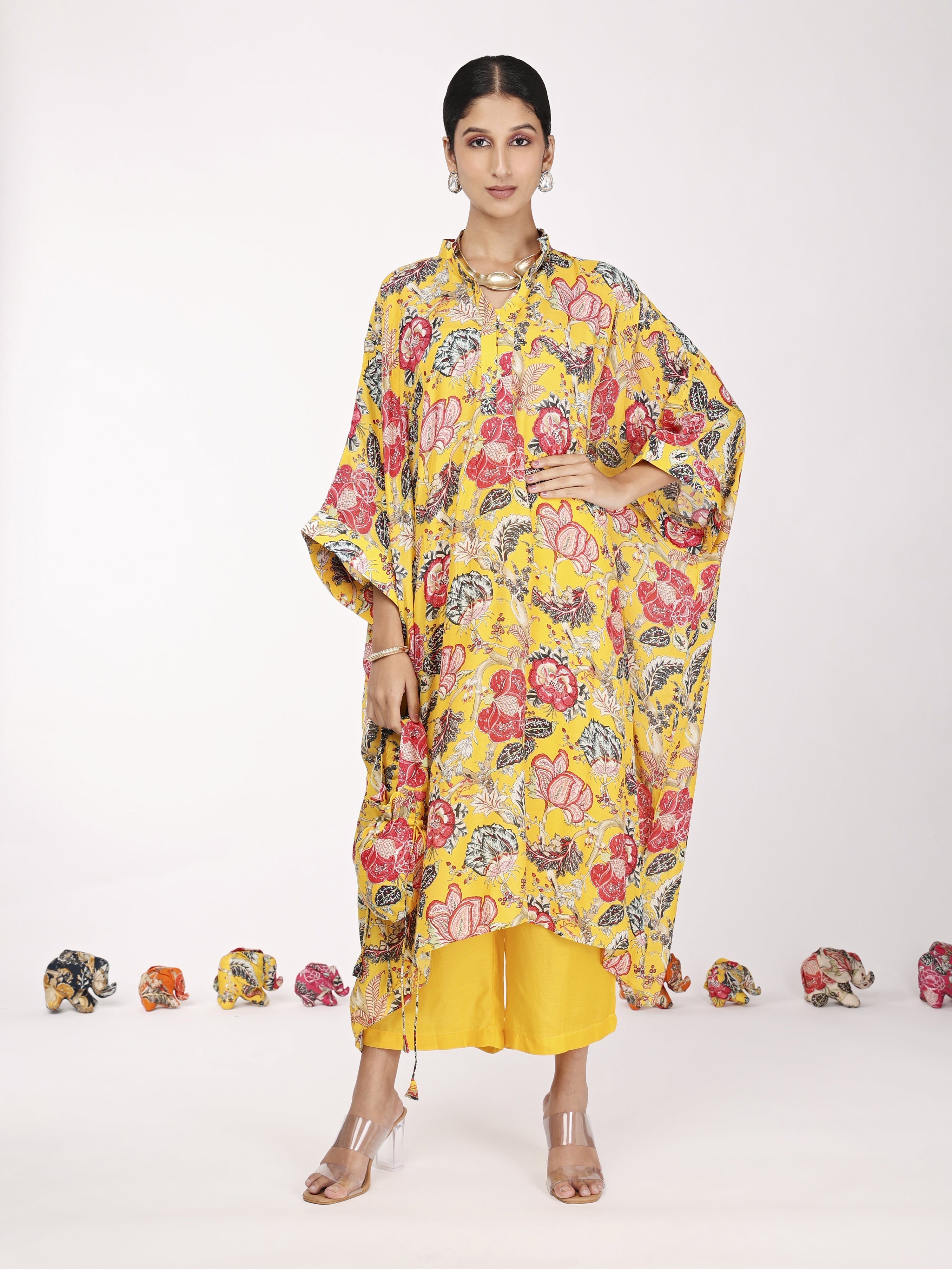 Bagh Kaftan Tunic Set