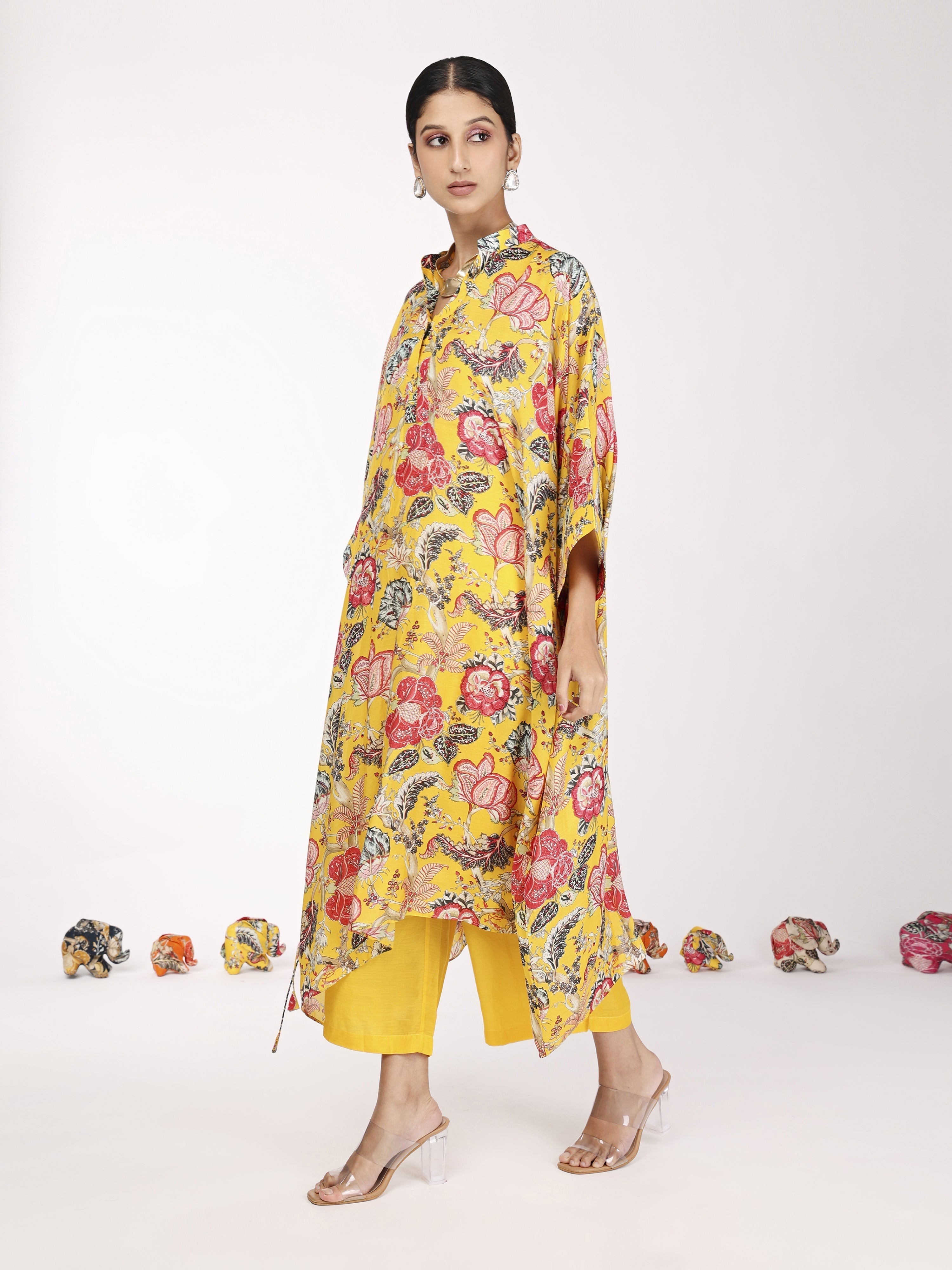 Bagh Kaftan Tunic Set